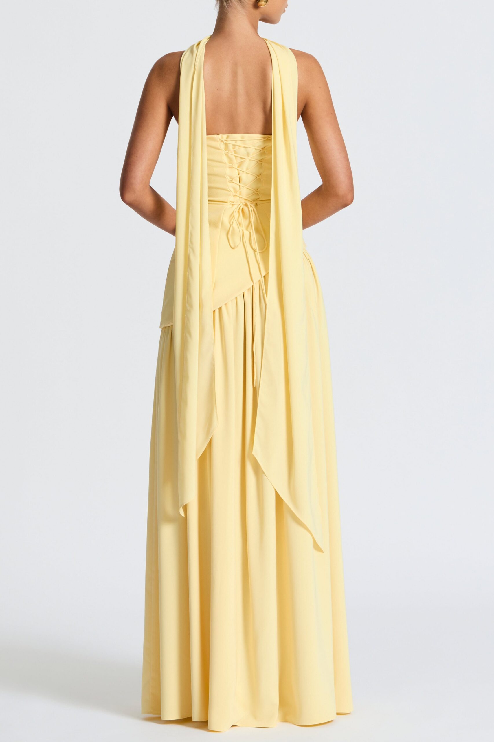 MALIYAH MAXI DRESS LEMON - SUMMER WEDDING GUEST
