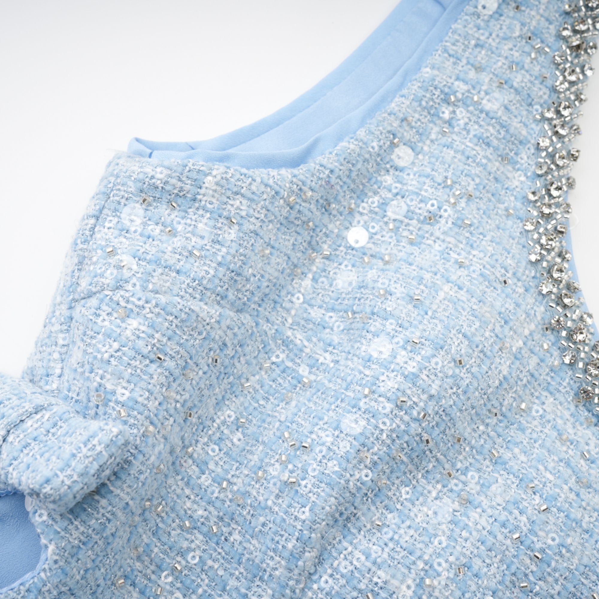 MANON TWEED MINI DRESS FOR CHIC EVENTS
