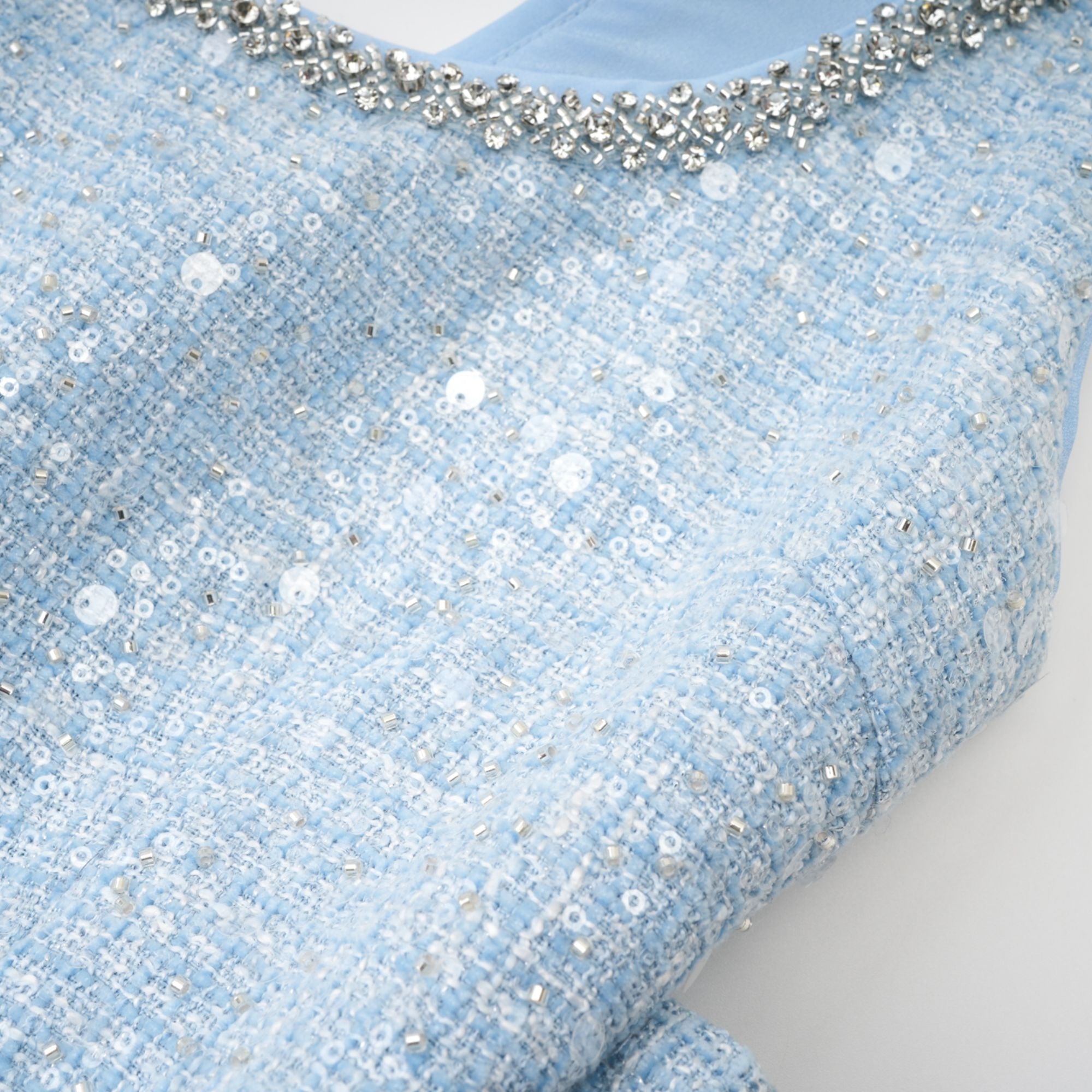 MANON TWEED MINI DRESS FOR CHIC EVENTS