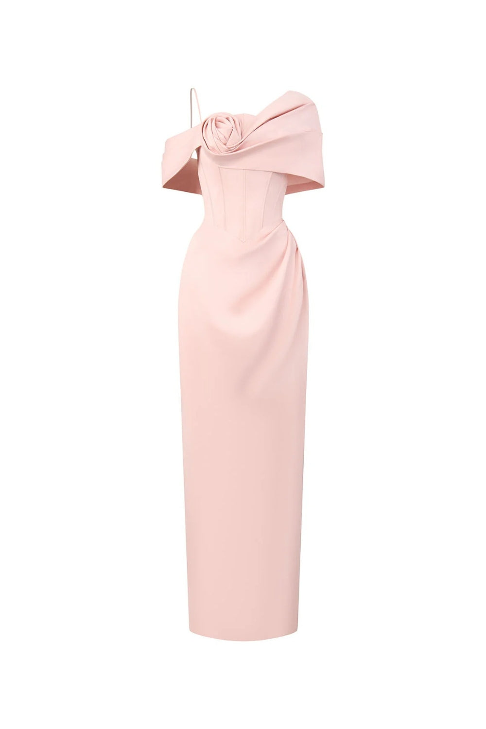 LEONA ASYMMETRIC SHEATH MAXI DRESS FOR EVENTS
