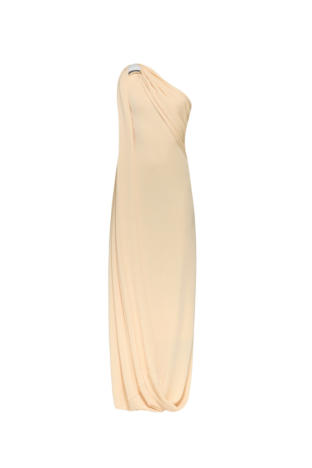 XAVIERA YELLOW ONE-SHOULDER BACKLESS MAXI DRESS