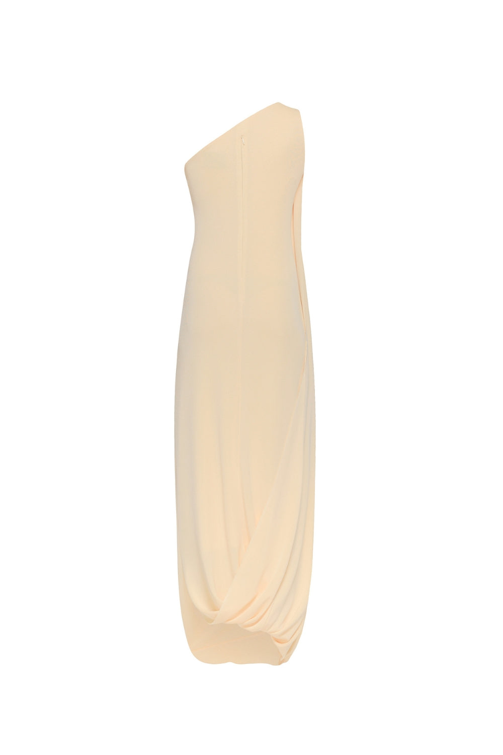 XAVIERA YELLOW ONE-SHOULDER BACKLESS MAXI DRESS