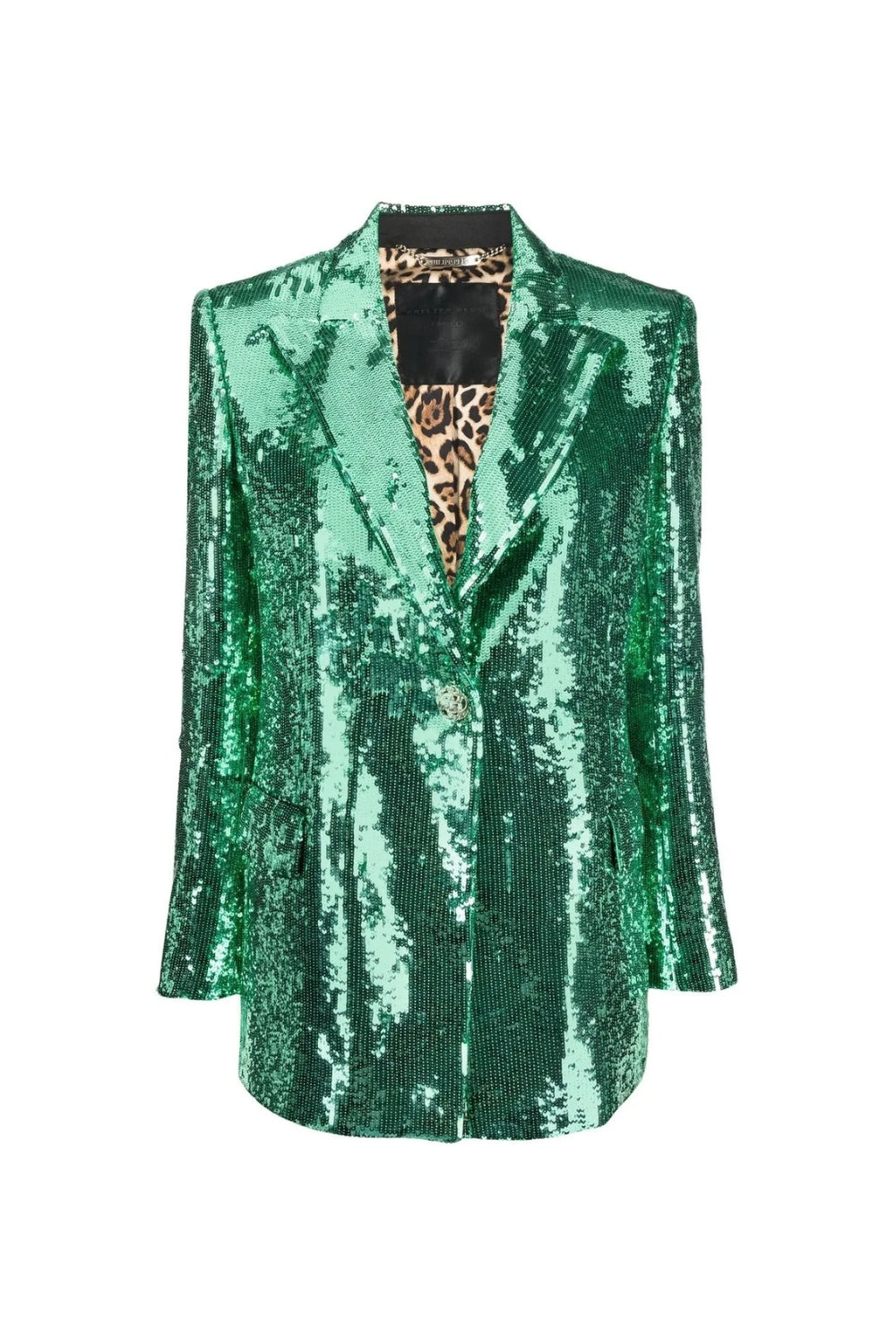 GLITTERING GREEN SEQUIN BLAZER, EVENING PARTY BLAZER