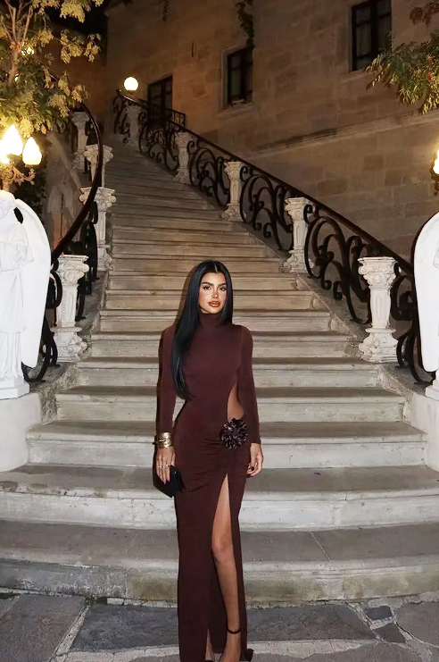 KAITLYNN MAXI DRESS - ELEGANT A-LINE COCKTAIL