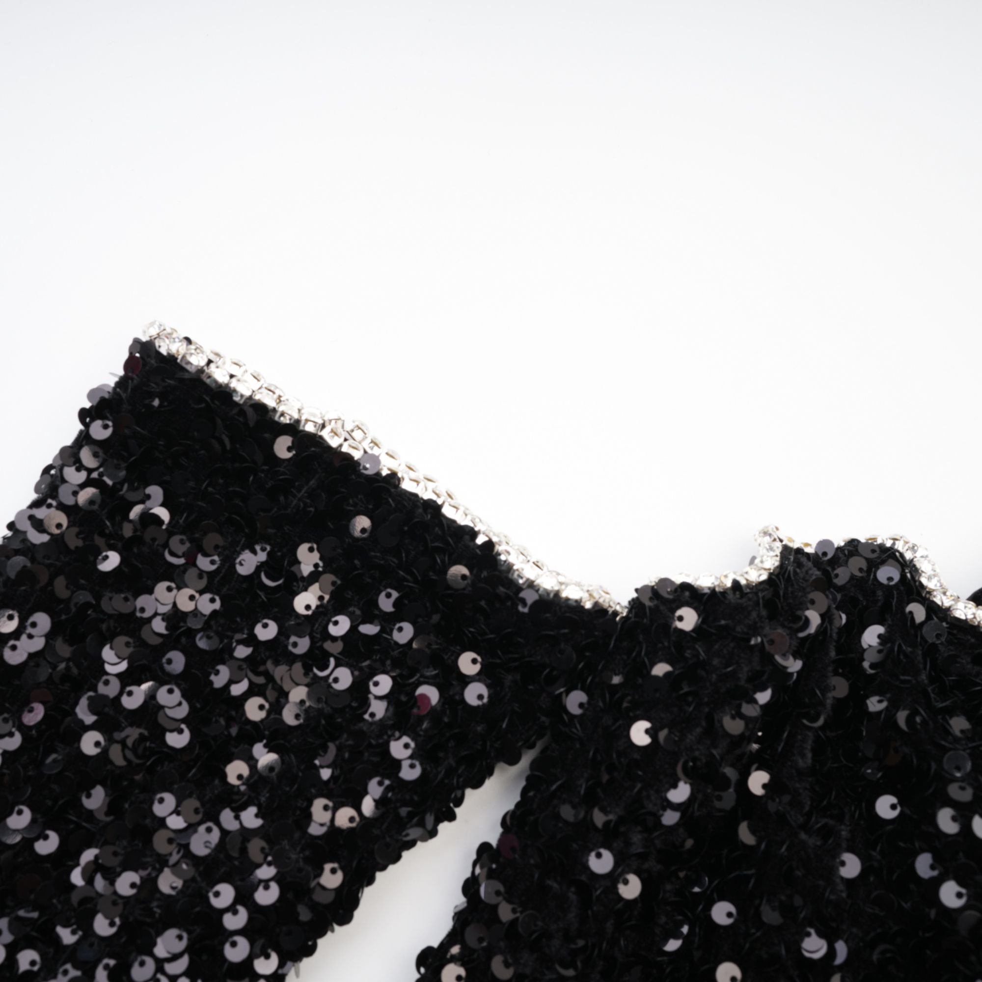 MERCÉDÈS BLACK EMBELLISHED PARTY DRESS
