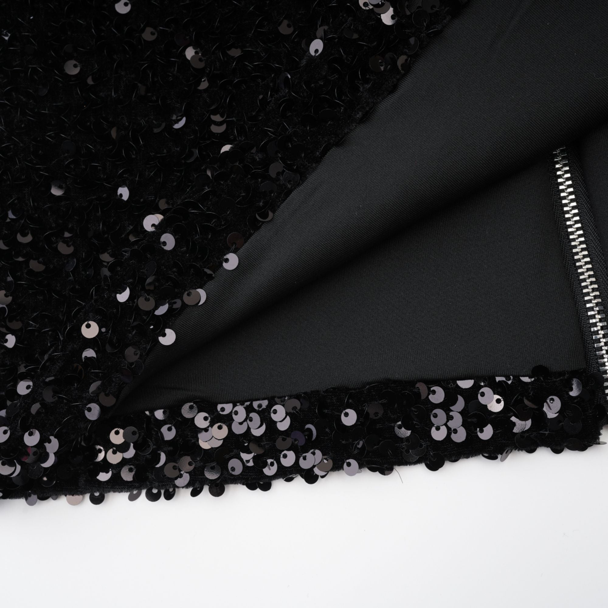 MERCÉDÈS BLACK EMBELLISHED PARTY DRESS