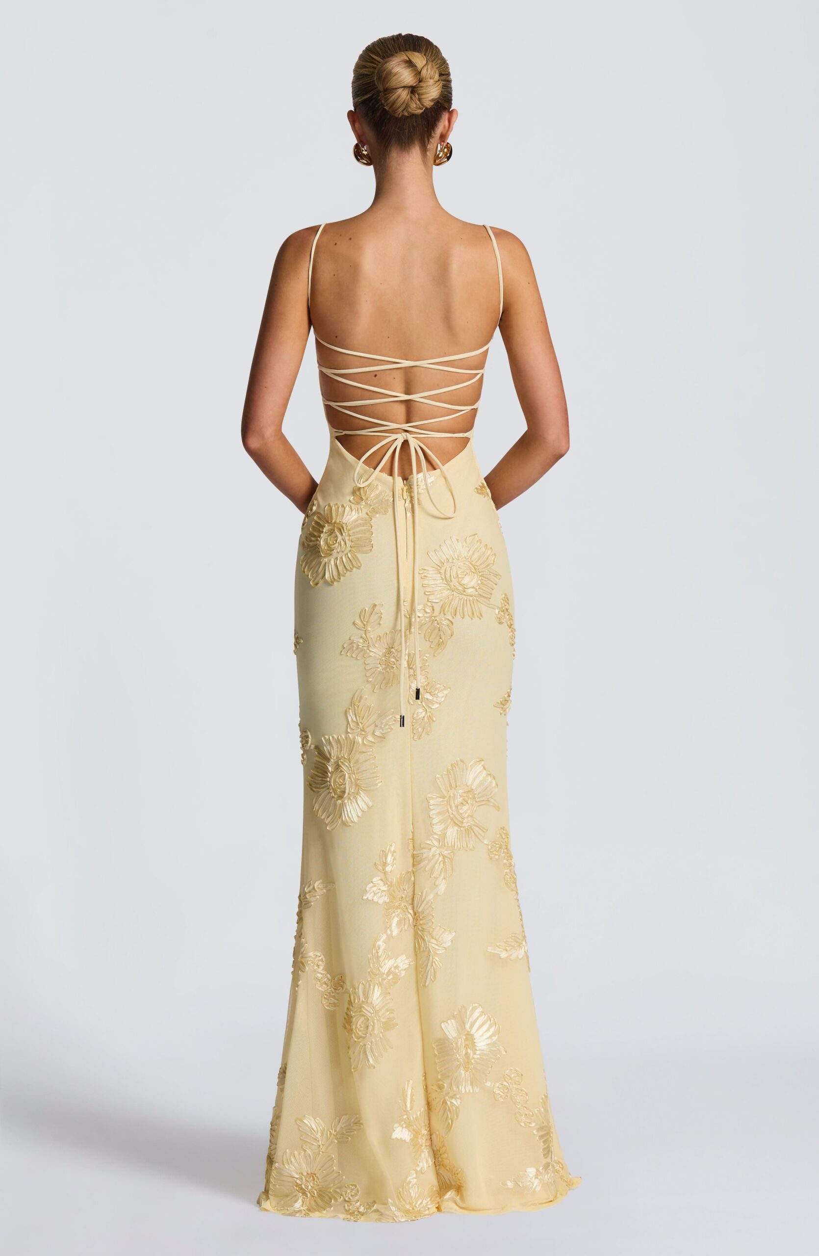 NEFERTITI MAXI DRESS LEMON - ELEGANT SUMMER SILHOUETTE