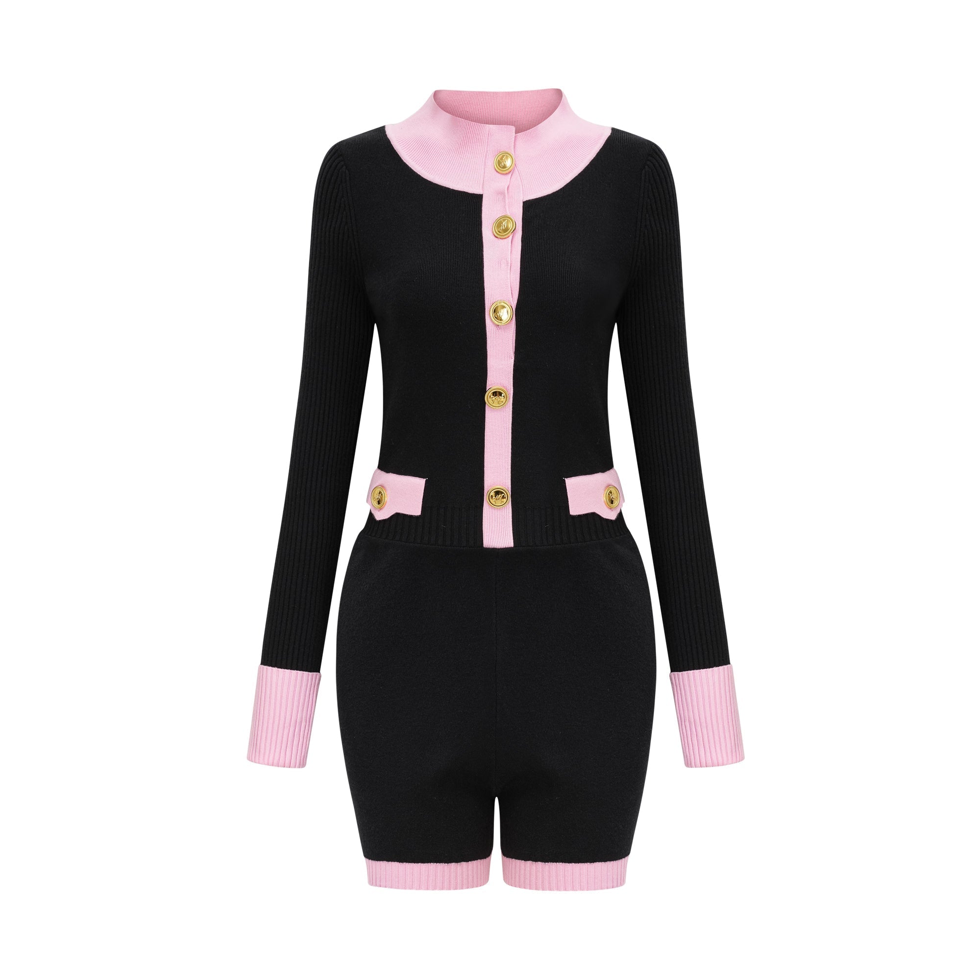 ONDINEA KNITTED JUMPSUIT FOR WINTER PARTIES