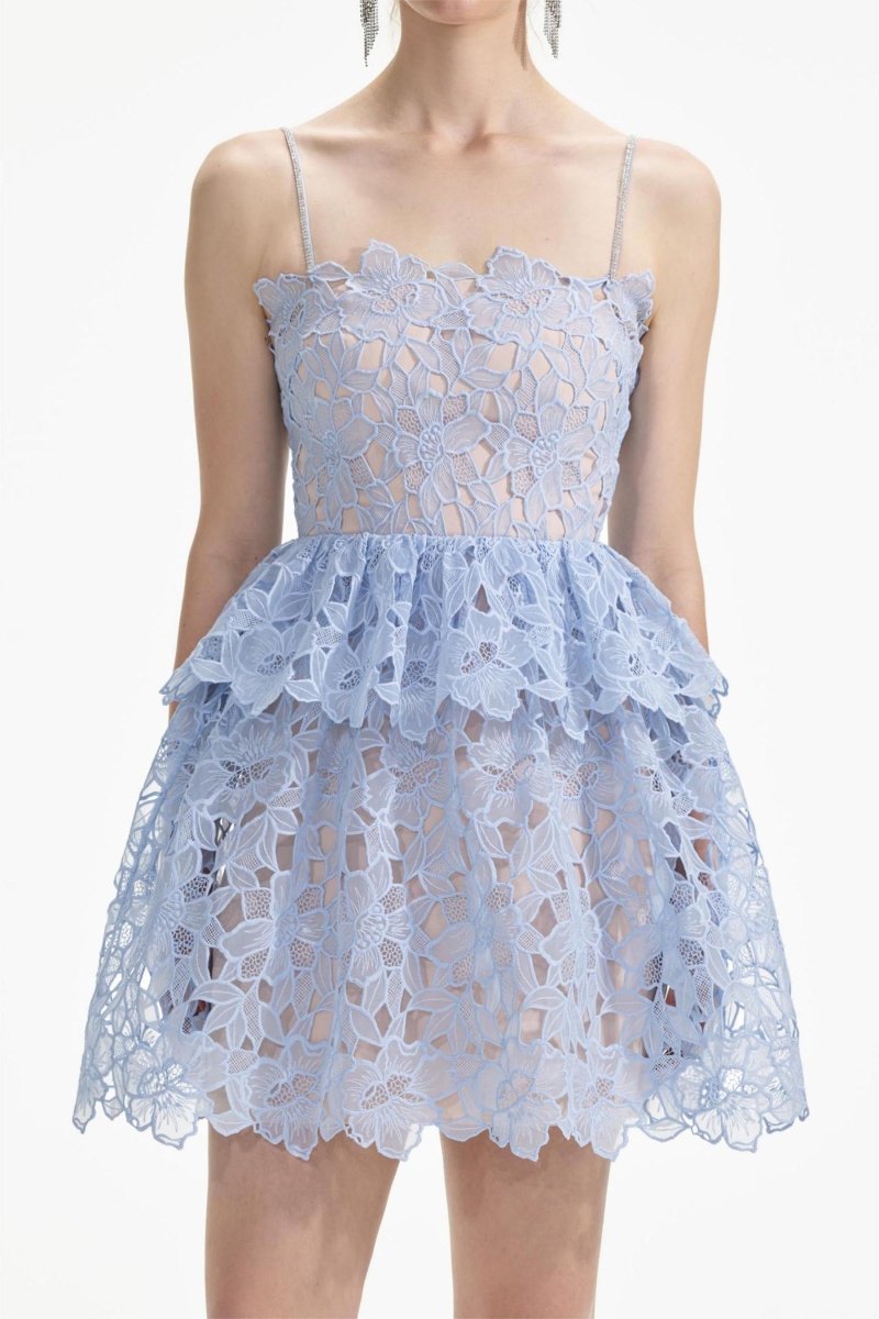 OPHELIA LACE TIERED CAMI MINI DRESS, SUMMER WEDDING GUEST