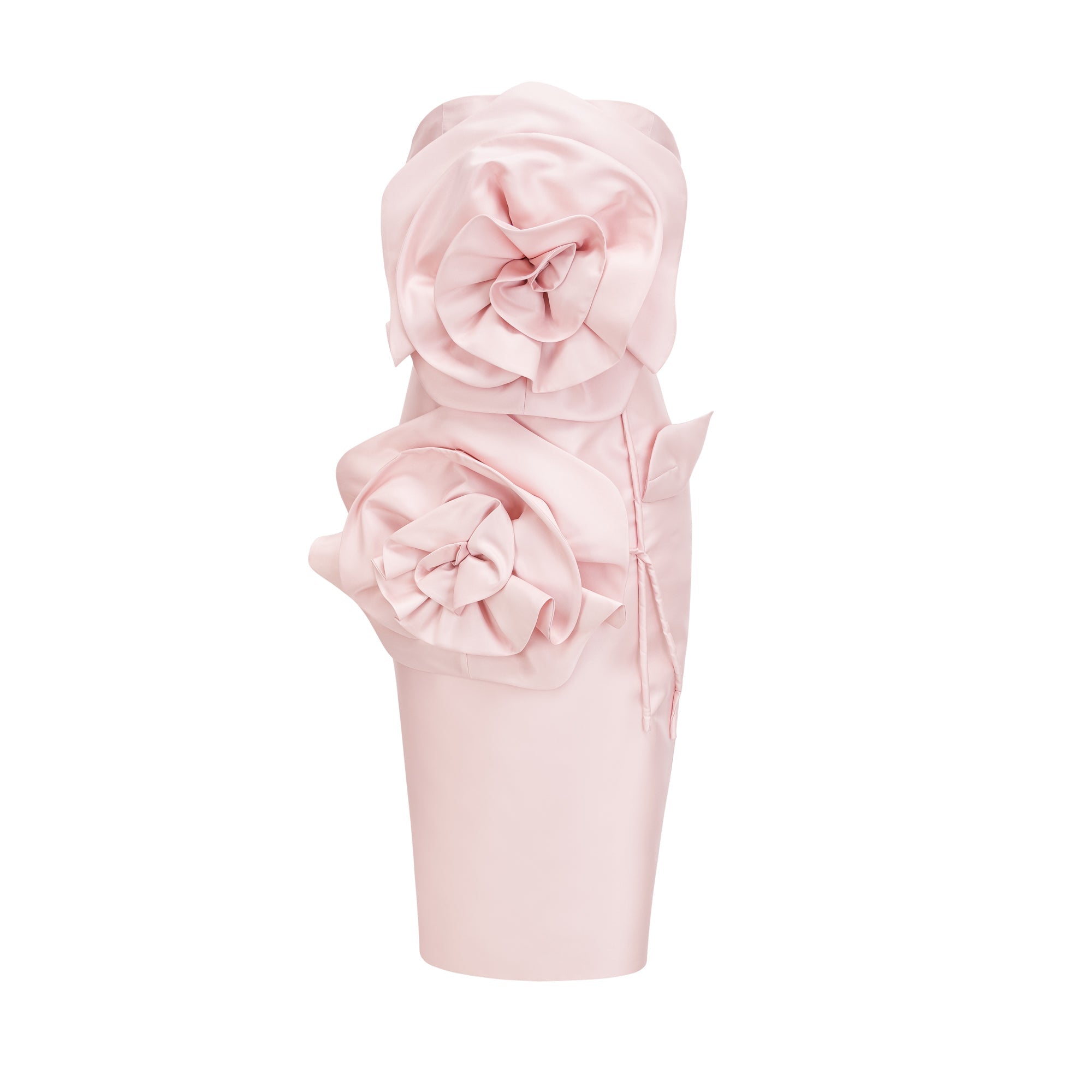 PASCALE FAUX FLOWER MIDI DRESS FOR WEDDING GUEST