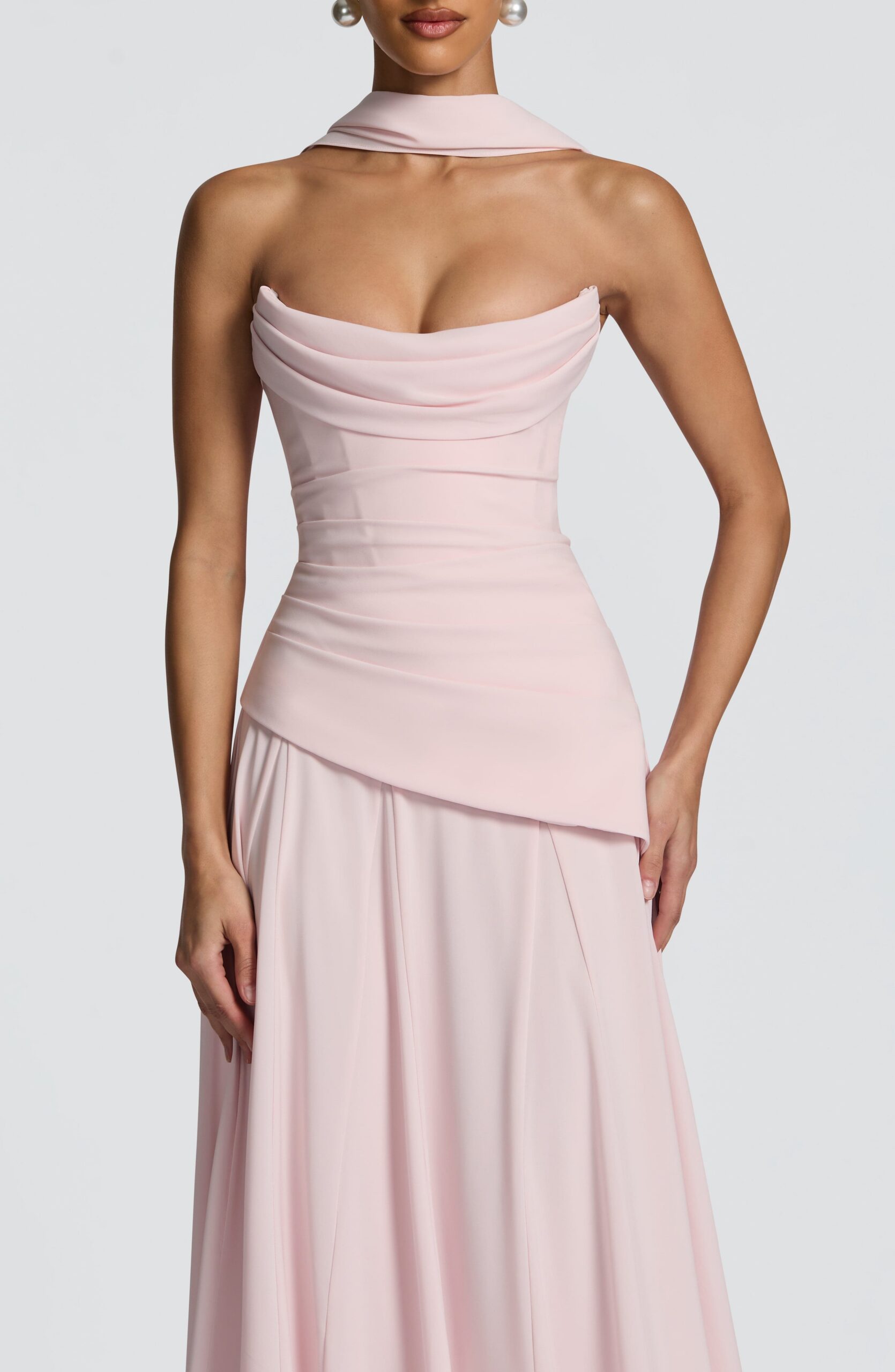 PATRICIA MAXI DRESS BLUSH FORMAL
