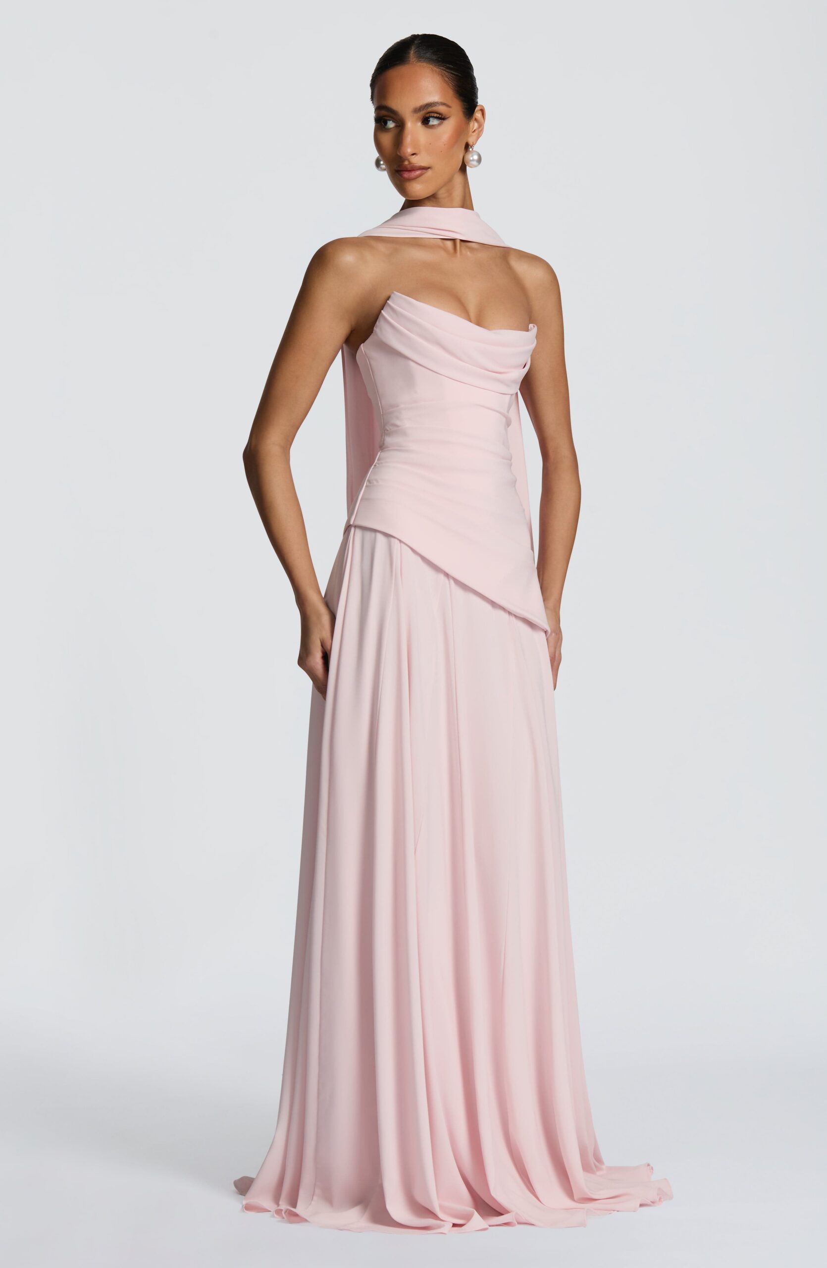 PATRICIA MAXI DRESS BLUSH FORMAL