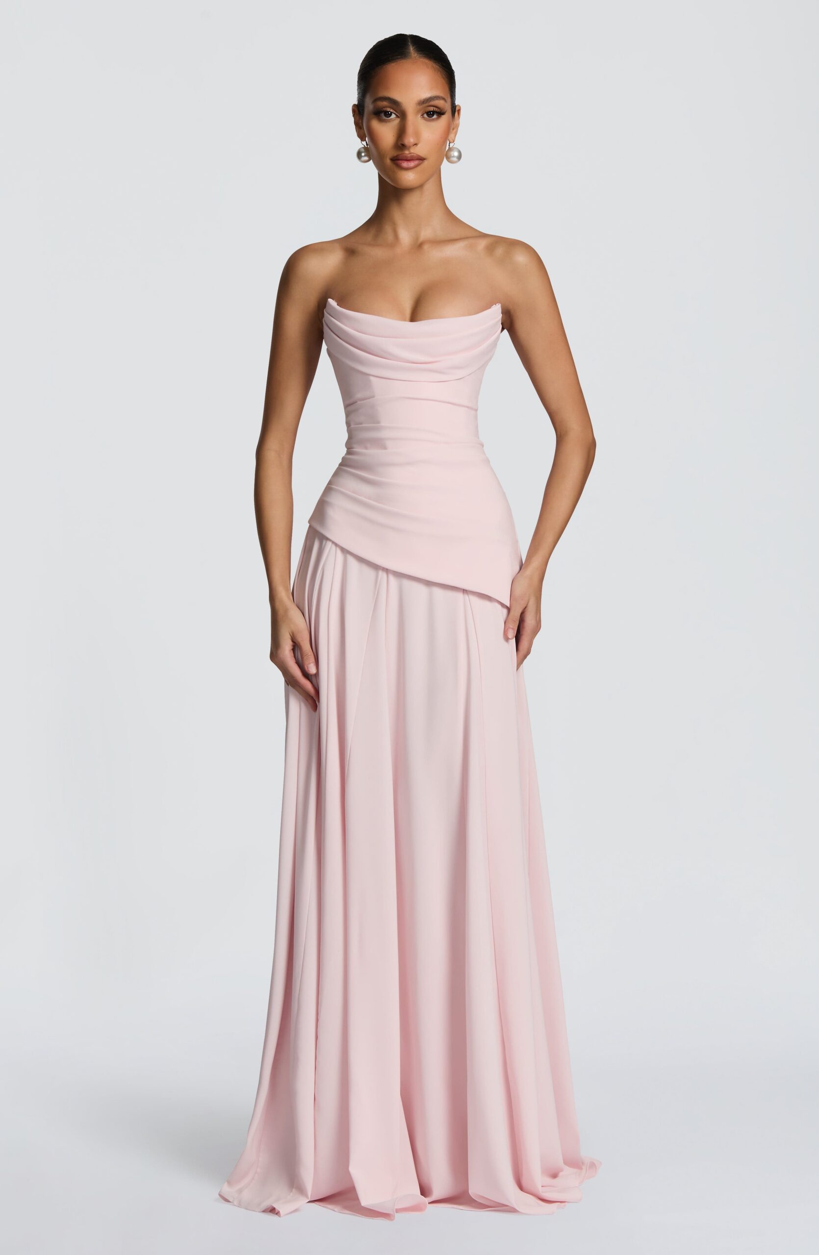 PATRICIA MAXI DRESS BLUSH FORMAL