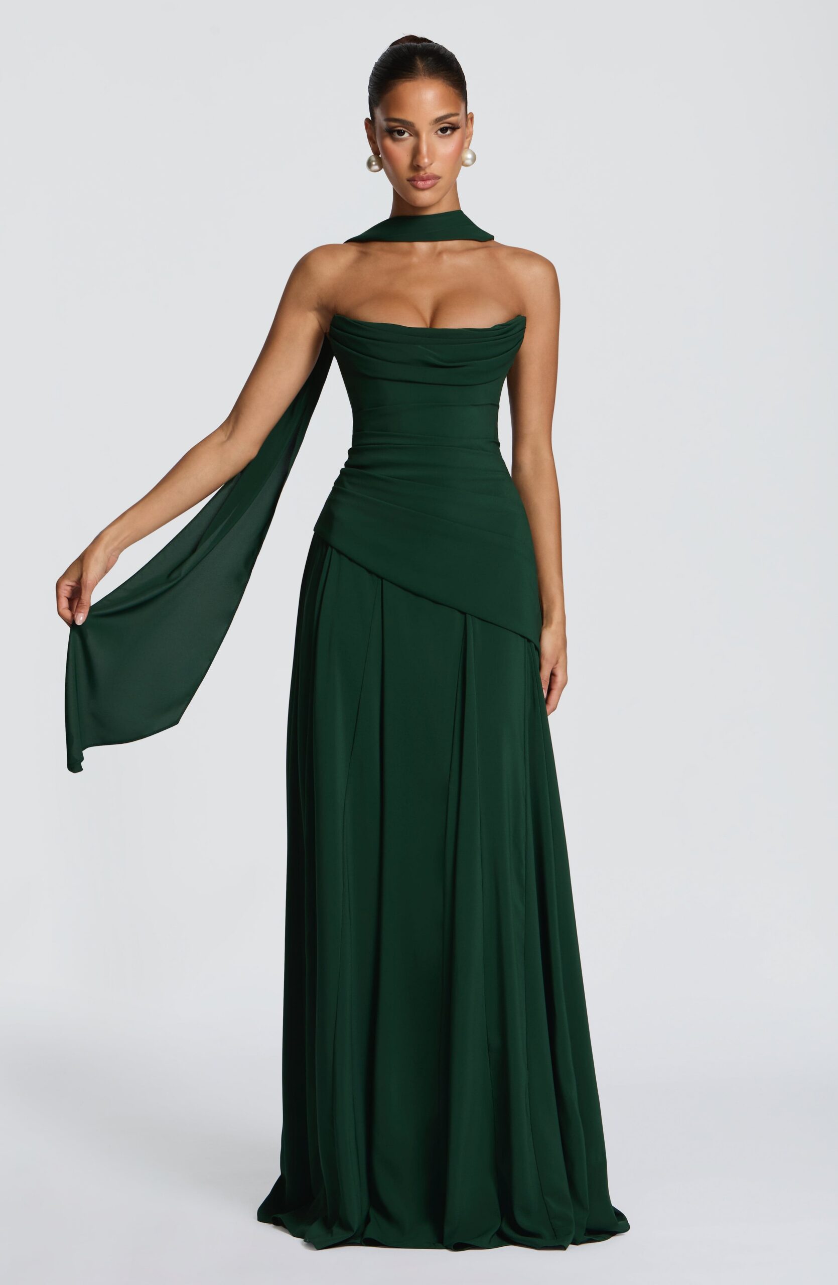 PATRICIA MAXI DRESS EMERALD GREEN FORMAL