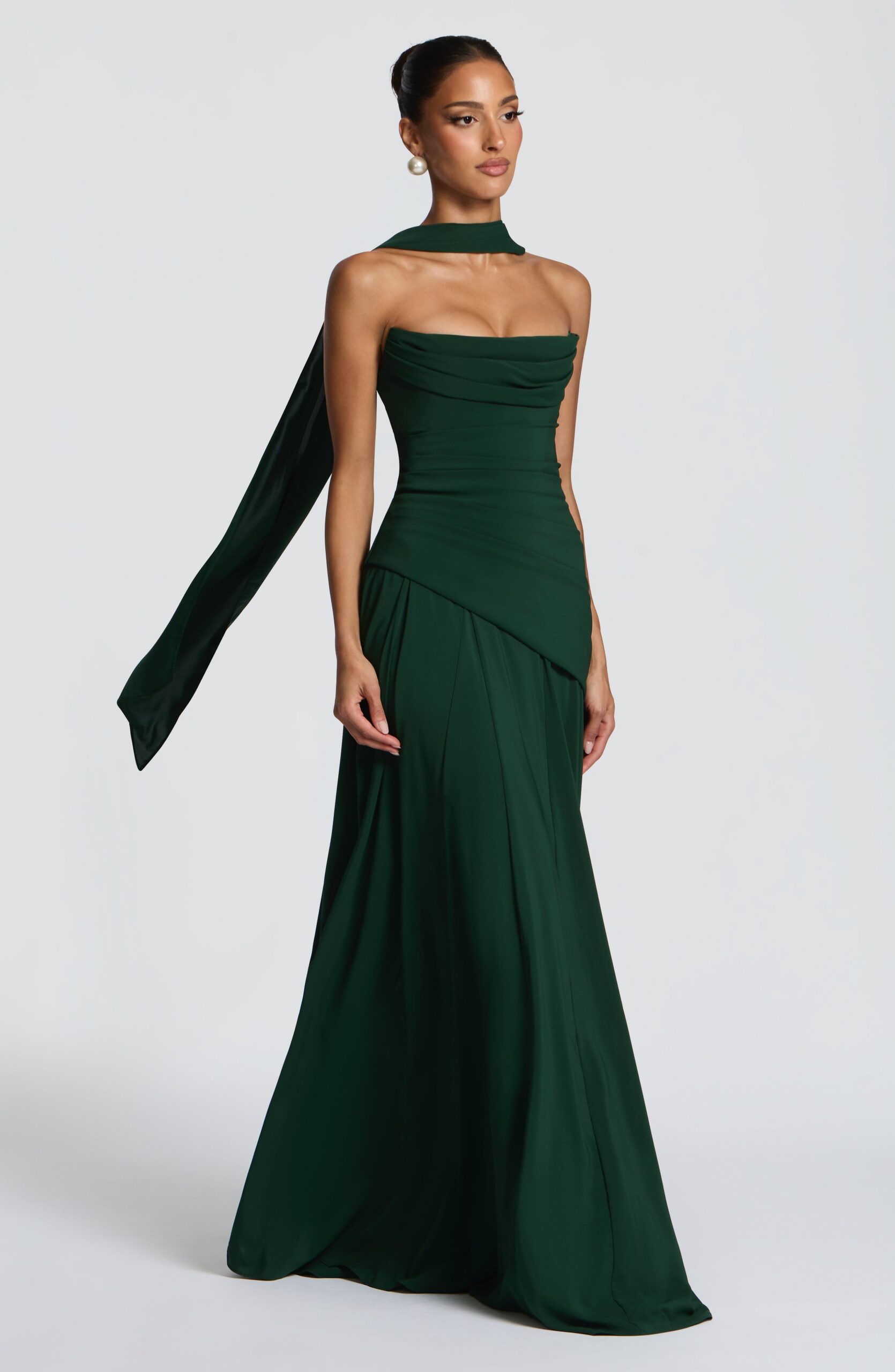 PATRICIA MAXI DRESS EMERALD GREEN FORMAL