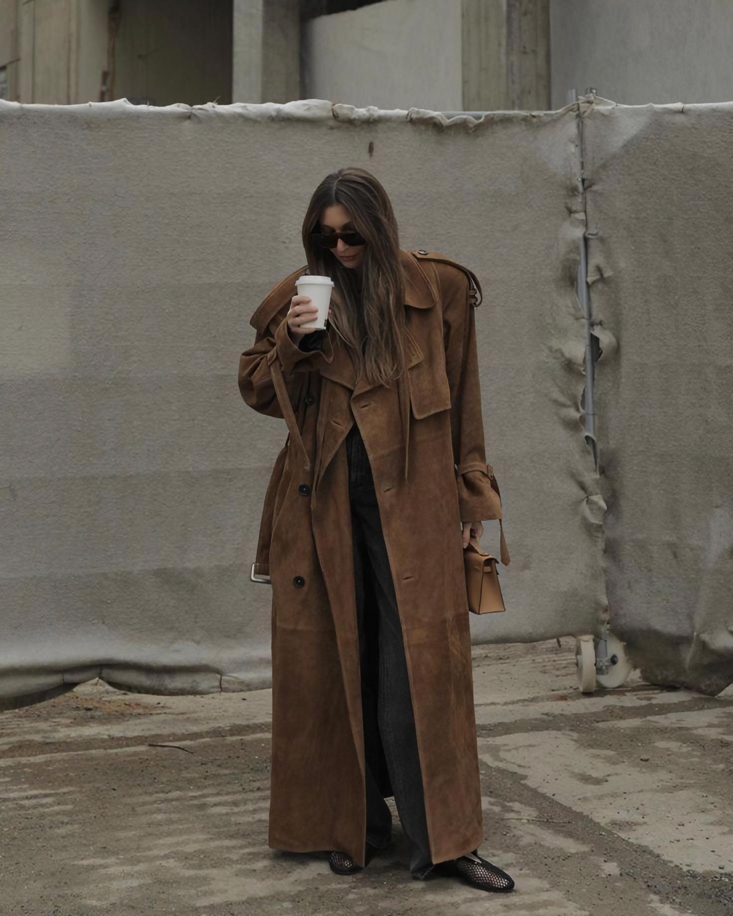 MICAH COAT: TRENCH, OVERSIZED, WINTER OUTFIT