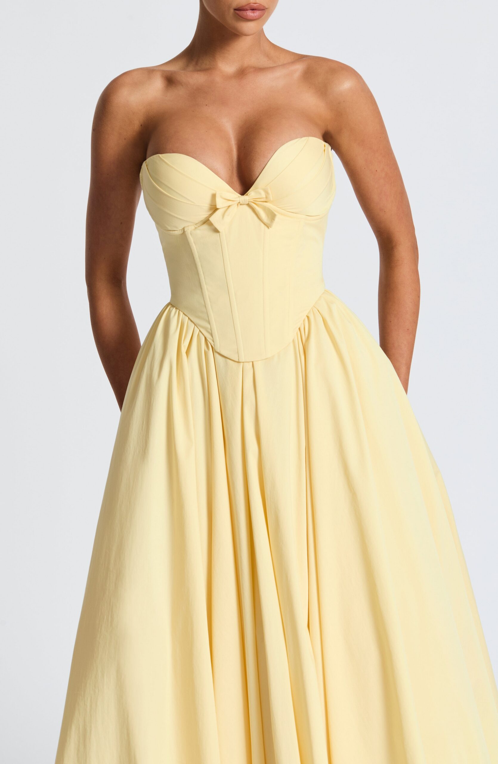 LEMON PRIM MIDI DRESS - WEDDING GUEST