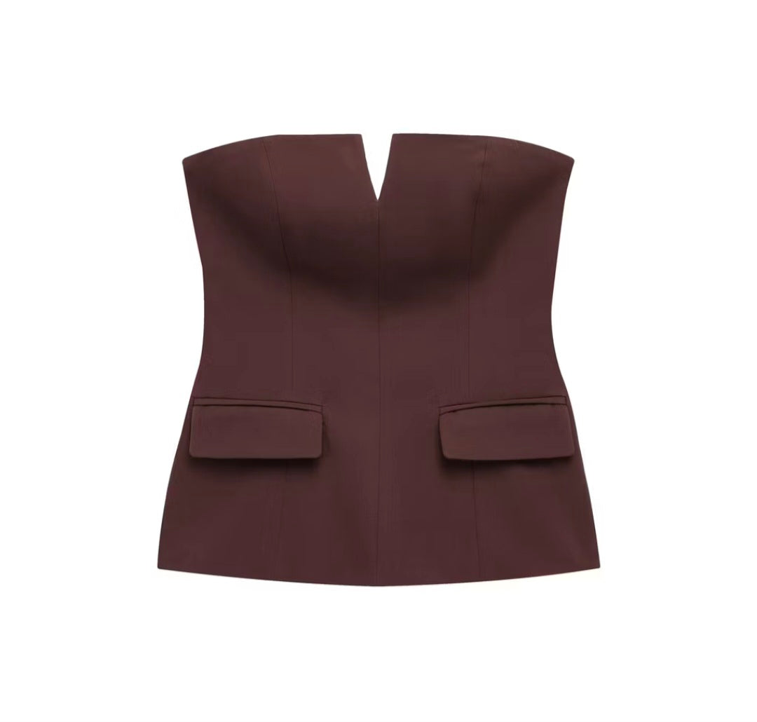 CHARISSE TOP: ELEGANT SILHOUETTE FOR SPECIAL OCCASIONS