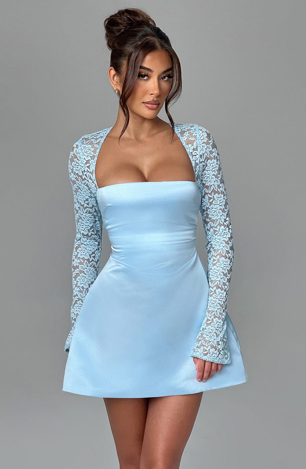 SADIE MINI DRESS BLUE - COCKTAIL PARTY