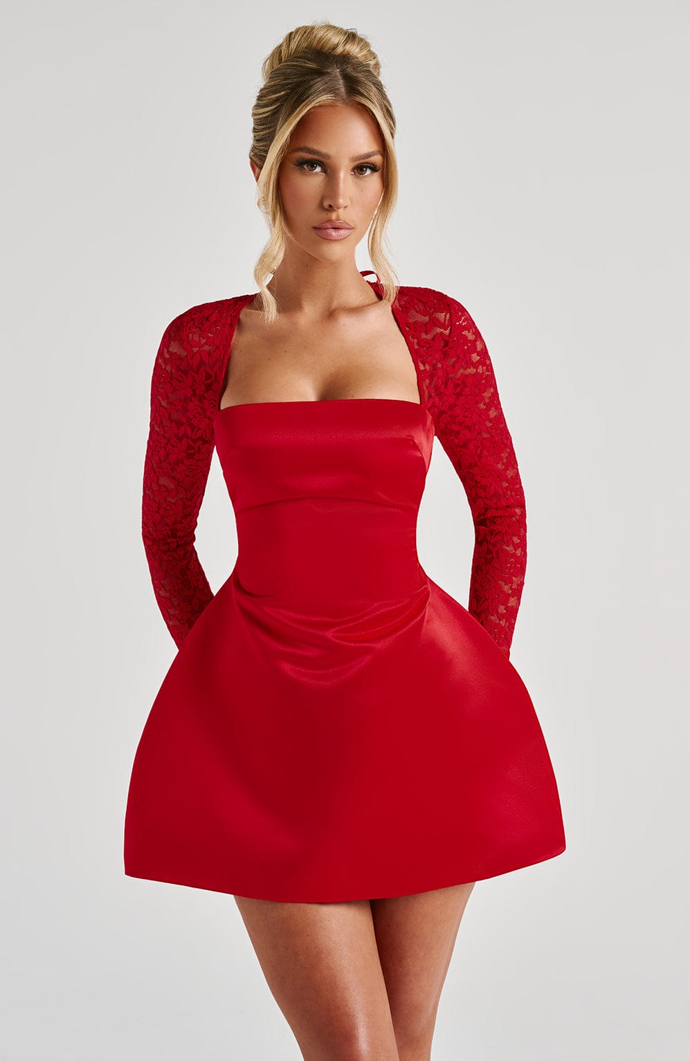SADIE MINI DRESS IN RED - PARTY FIT