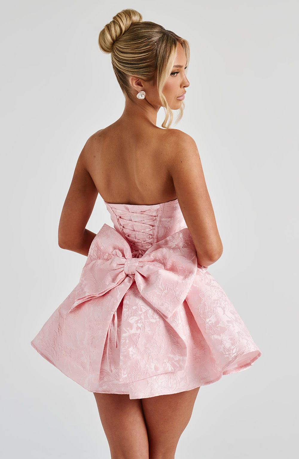 SALOME BLUSH MINI DRESS - ROMANTIC PARTY