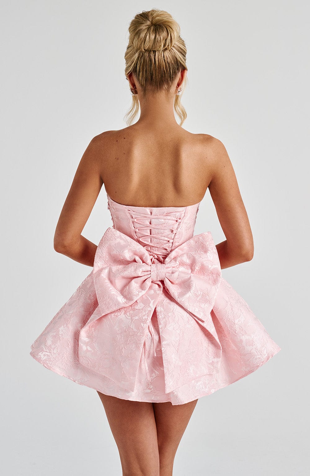 SALOME BLUSH MINI DRESS - ROMANTIC PARTY