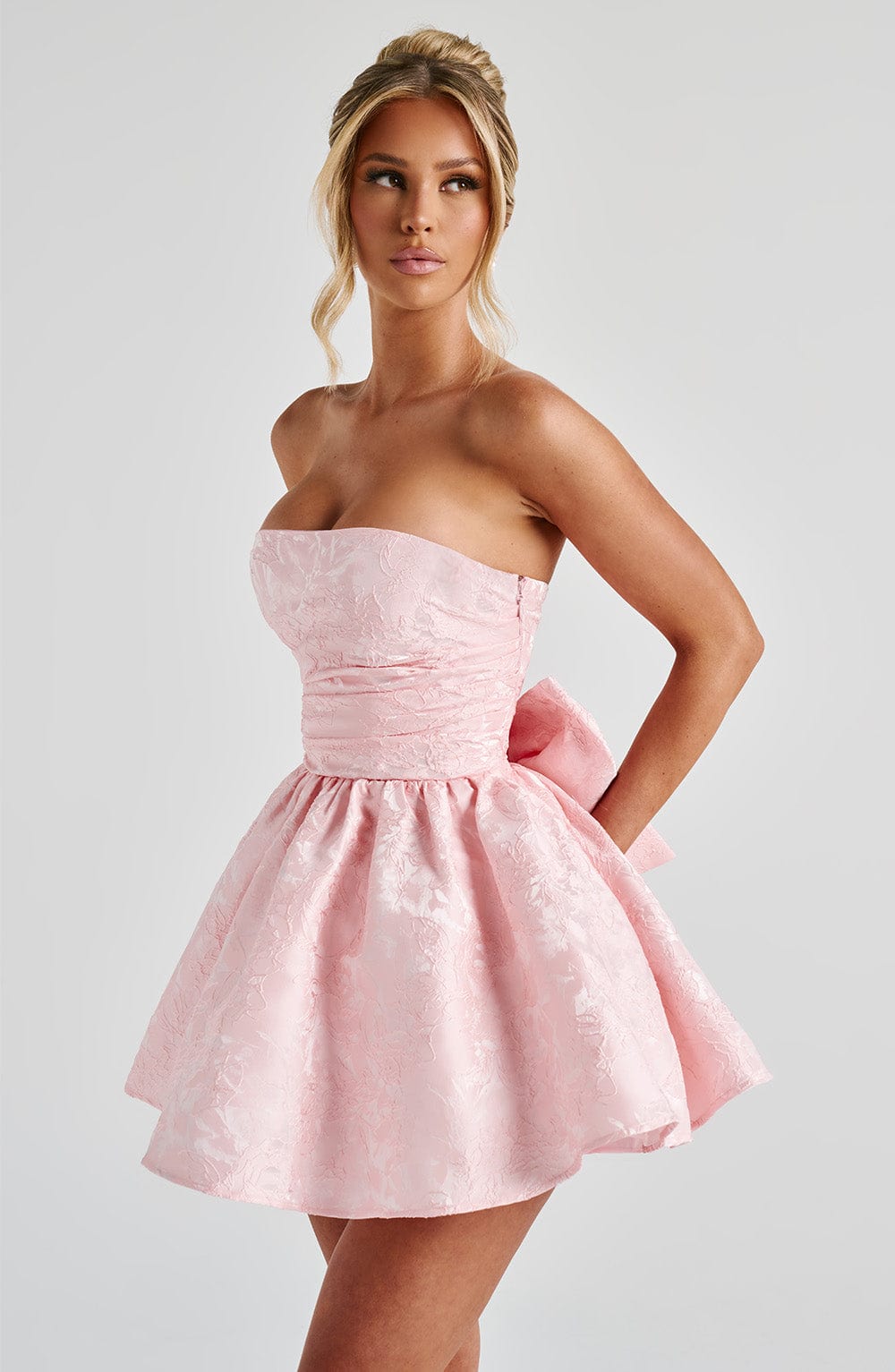 SALOME BLUSH MINI DRESS - ROMANTIC PARTY