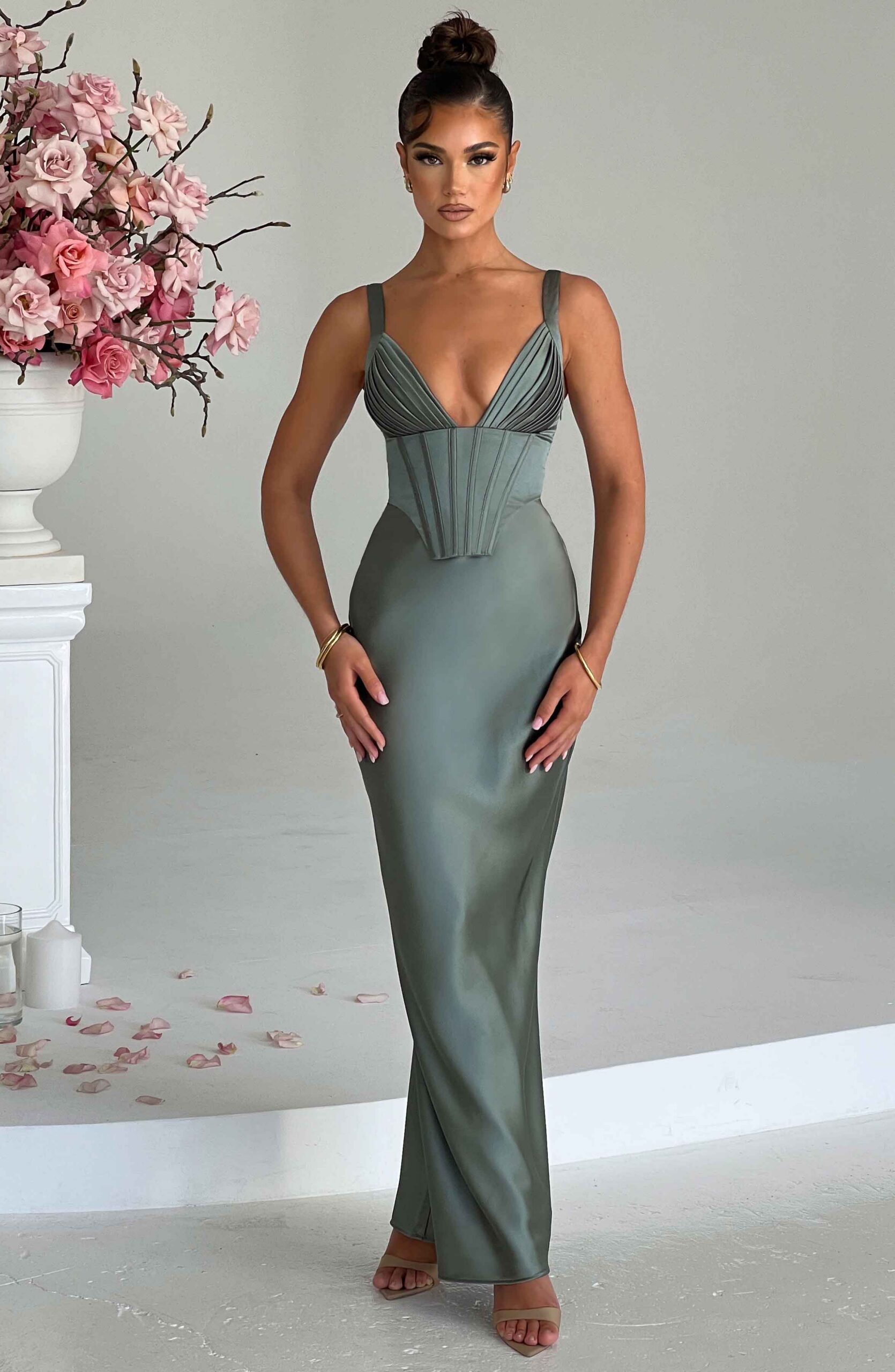 SHAE SAGE MAXI DRESS - ELEGANT OCCASION