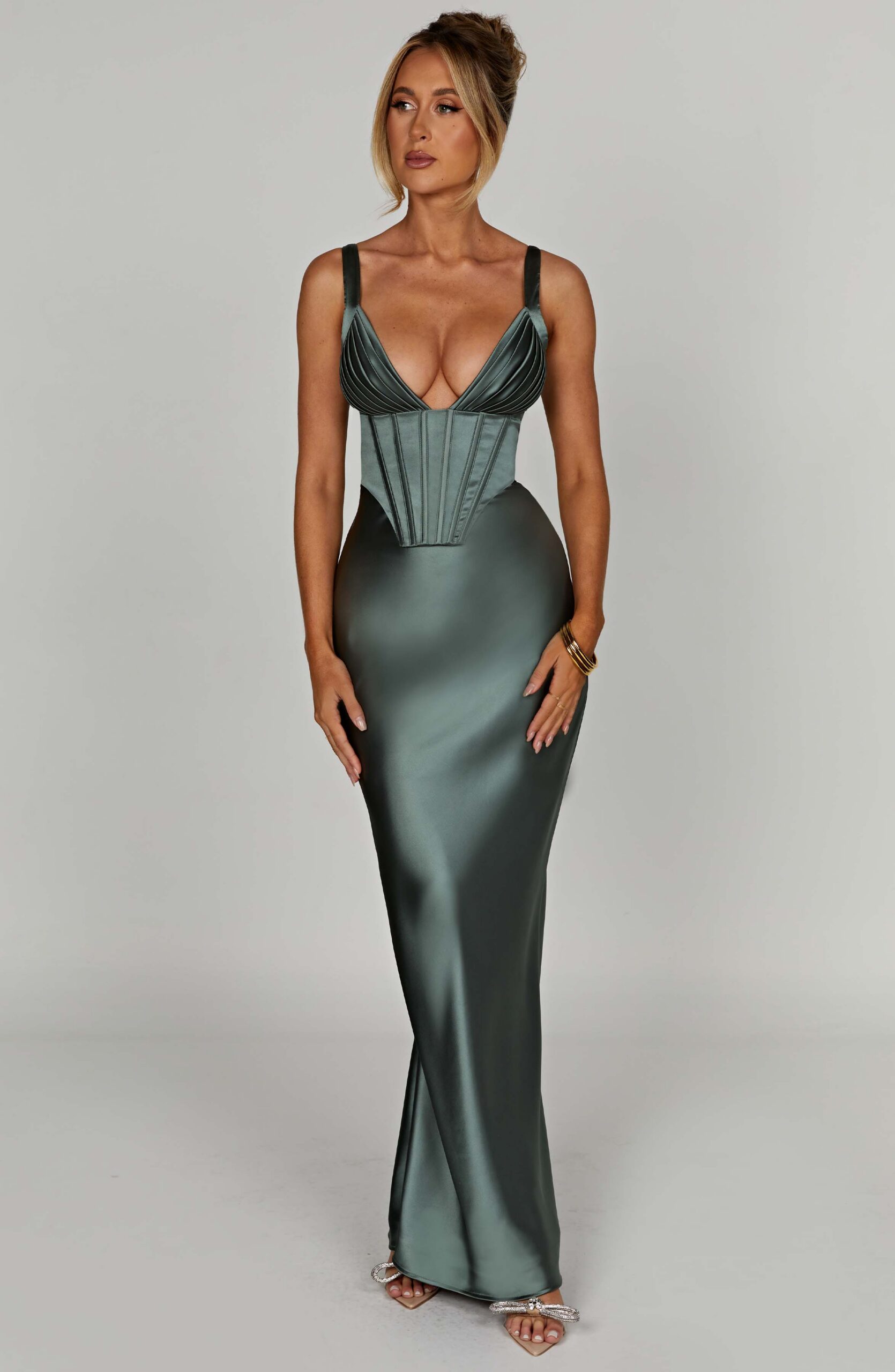 SHAE SAGE MAXI DRESS - ELEGANT OCCASION