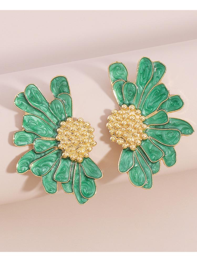 SIBYL DEMI-FLOWER EARRINGS FOR WEDDING
