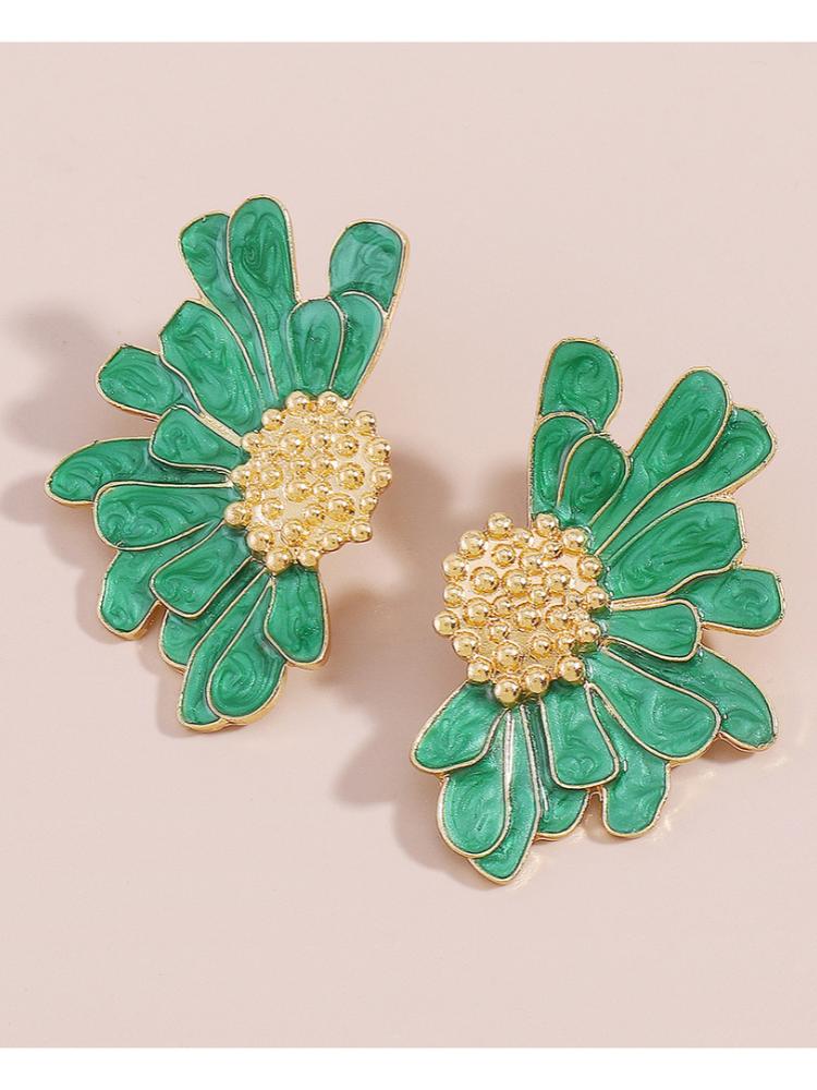 SIBYL DEMI-FLOWER EARRINGS FOR WEDDING