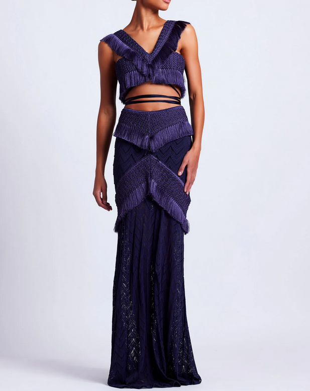 TARA FRINGE BEACH DRESS SET FOR VACATION