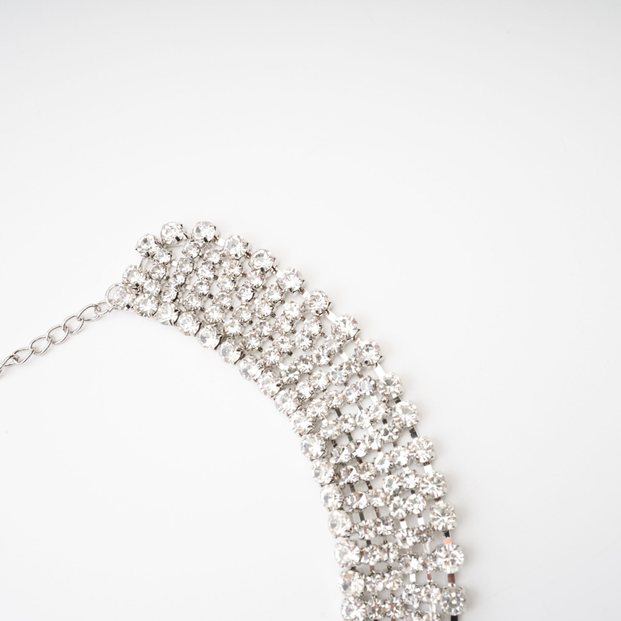 CRYSTAL LAYERED NECKLACE FOR WEDDING PARTY