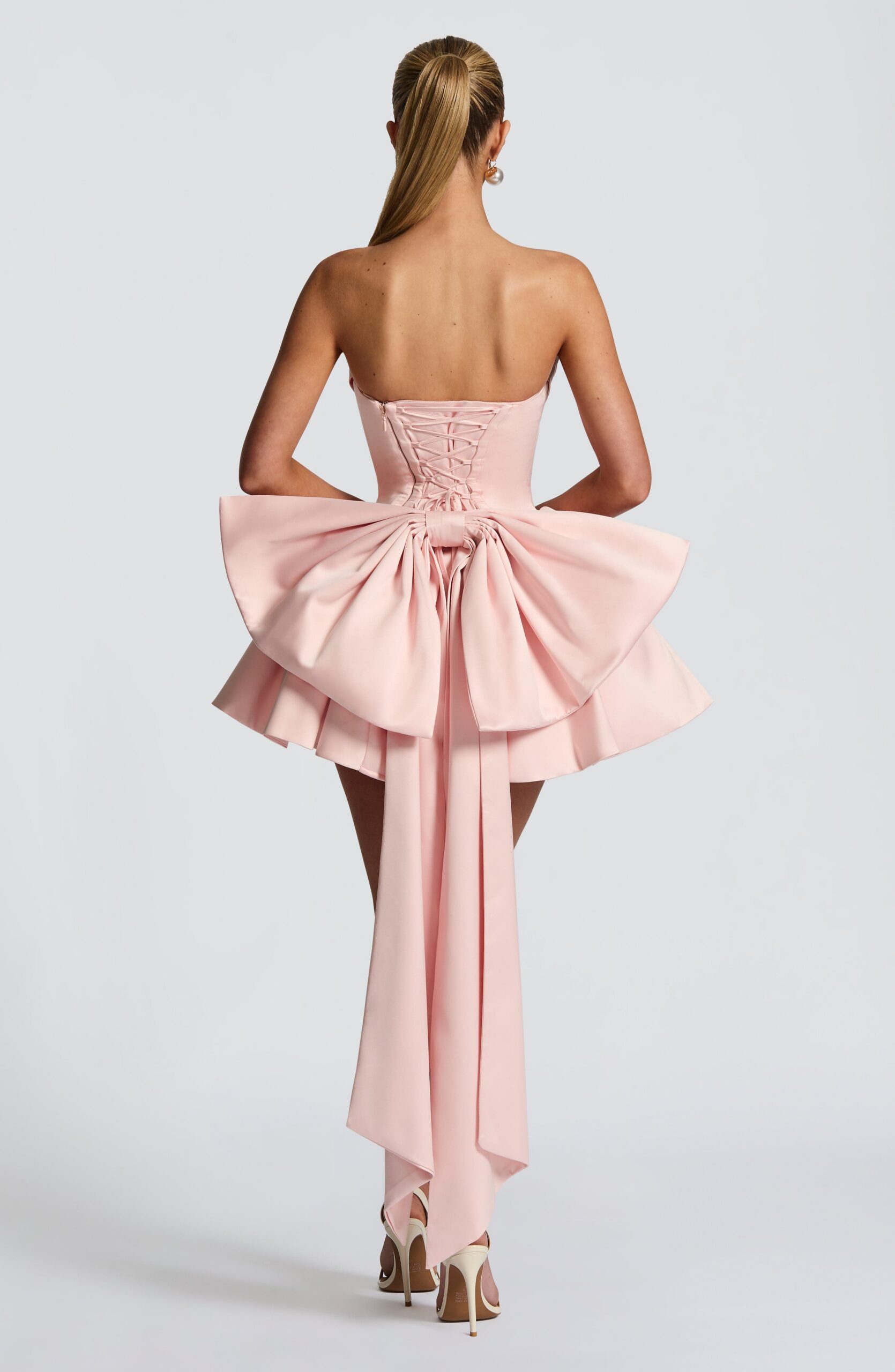 TRINITY MINI DRESS BLUSH - BODYCON PARTY