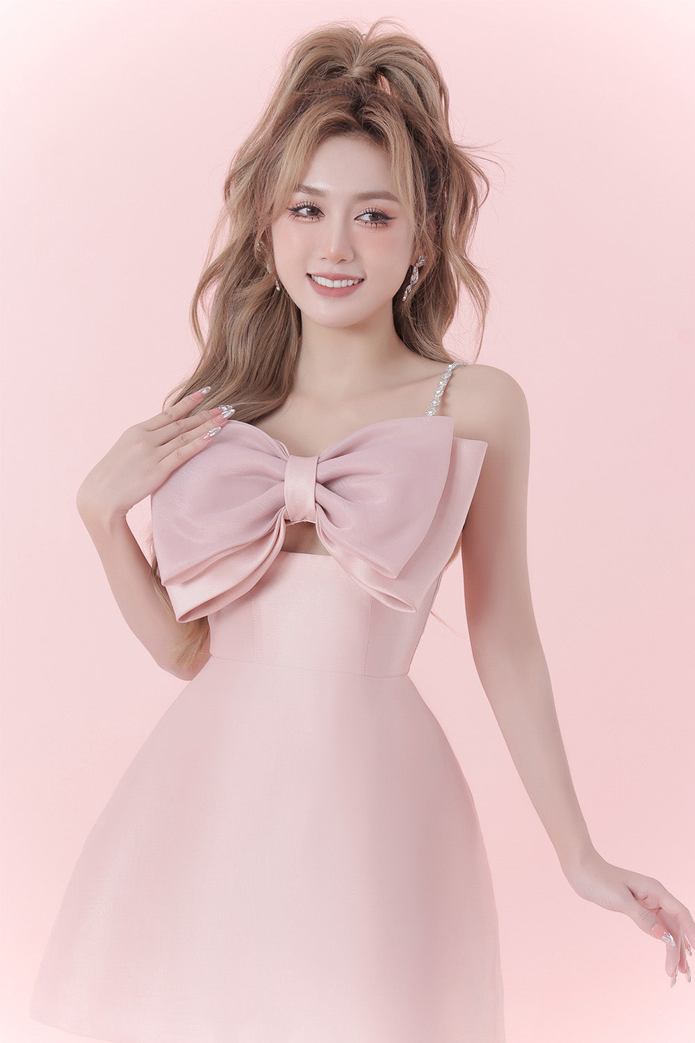 BARBIE JENNY DRESS - PINK A-LINE COCKTAIL