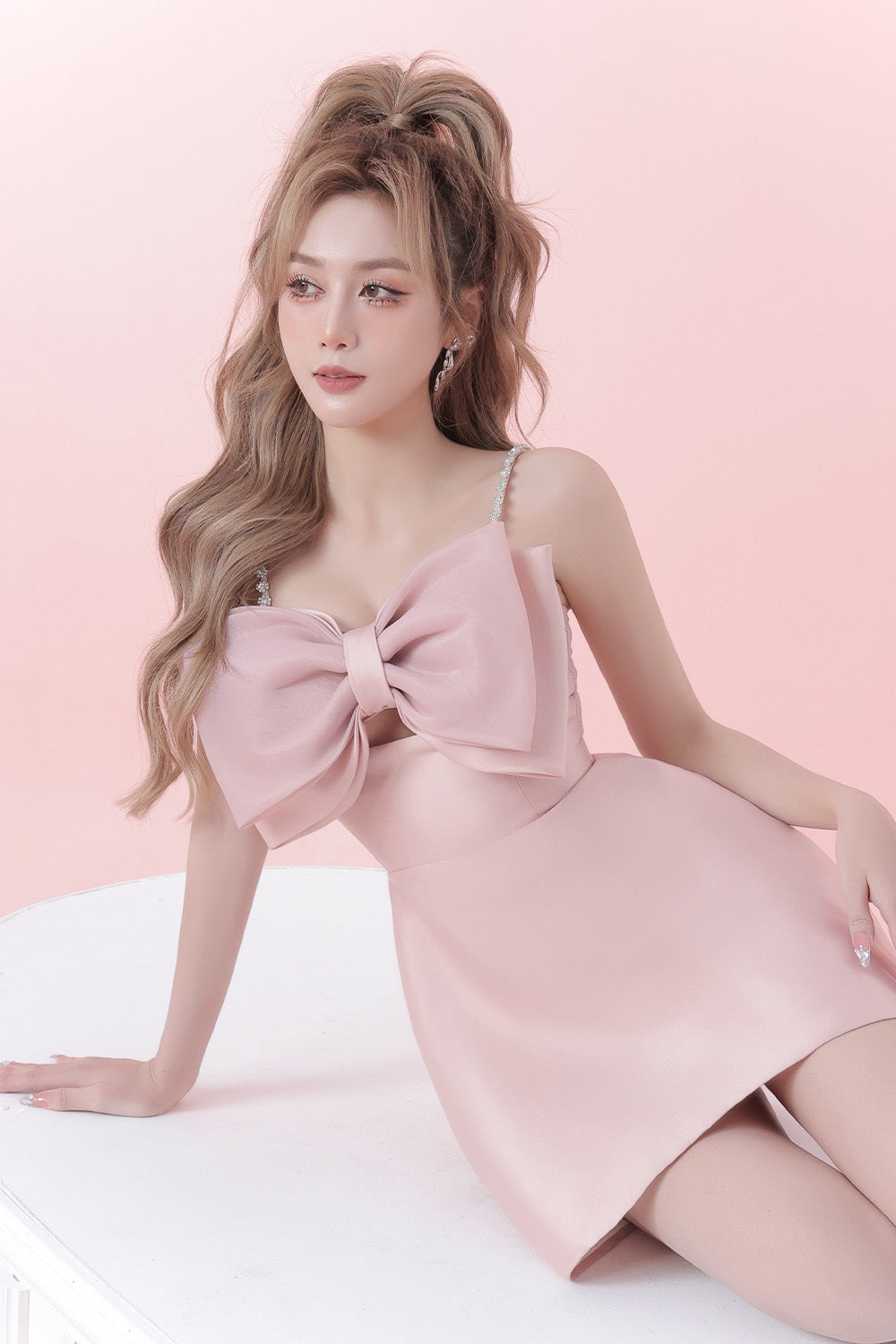 BARBIE JENNY DRESS - PINK A-LINE COCKTAIL