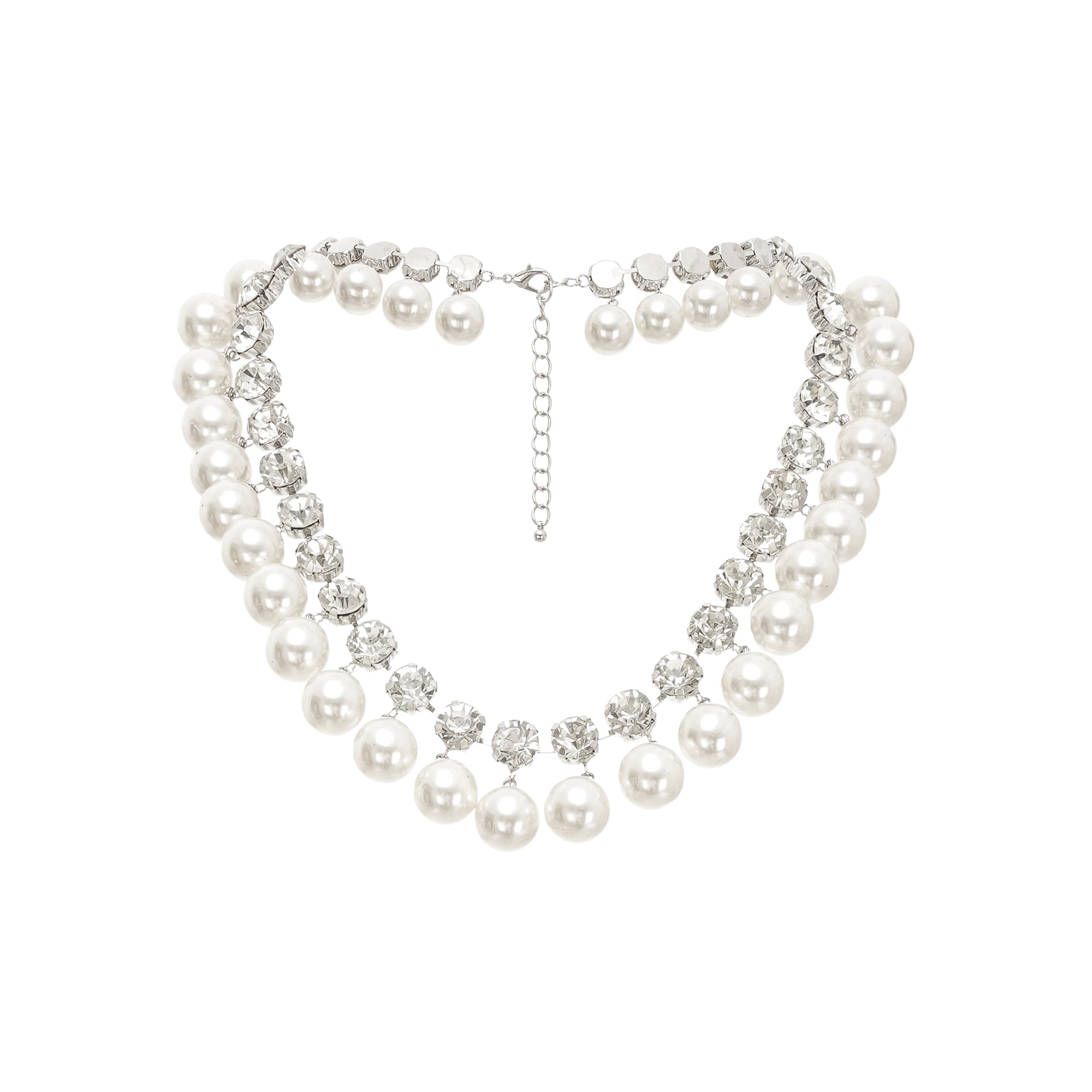 VALÉRIE PEARL LAYERED NECKLACE, ELEGANT WEDDING