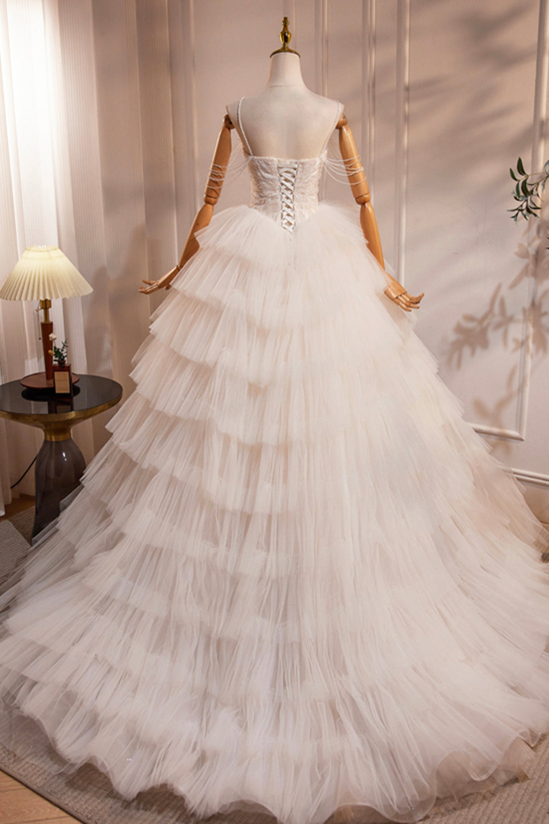 CHAMPAGNE SPAGHETTI STRAP SLIP DRESS FOR PARTIES