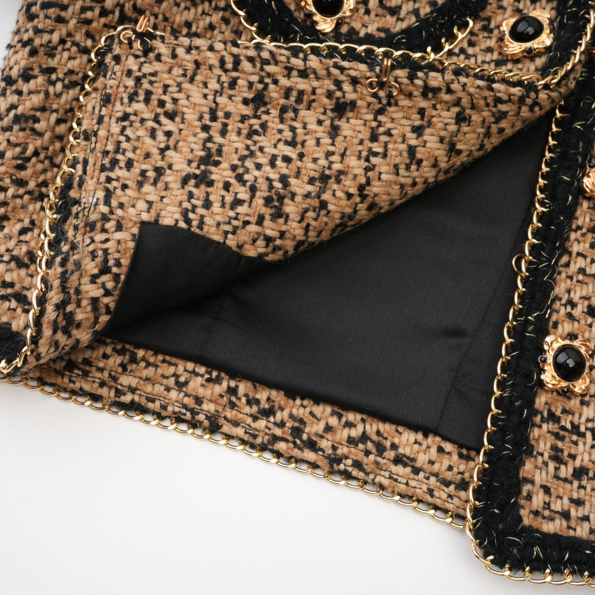 WAELVIRA CROPPED SET: BLAZER & SKIRT SUIT