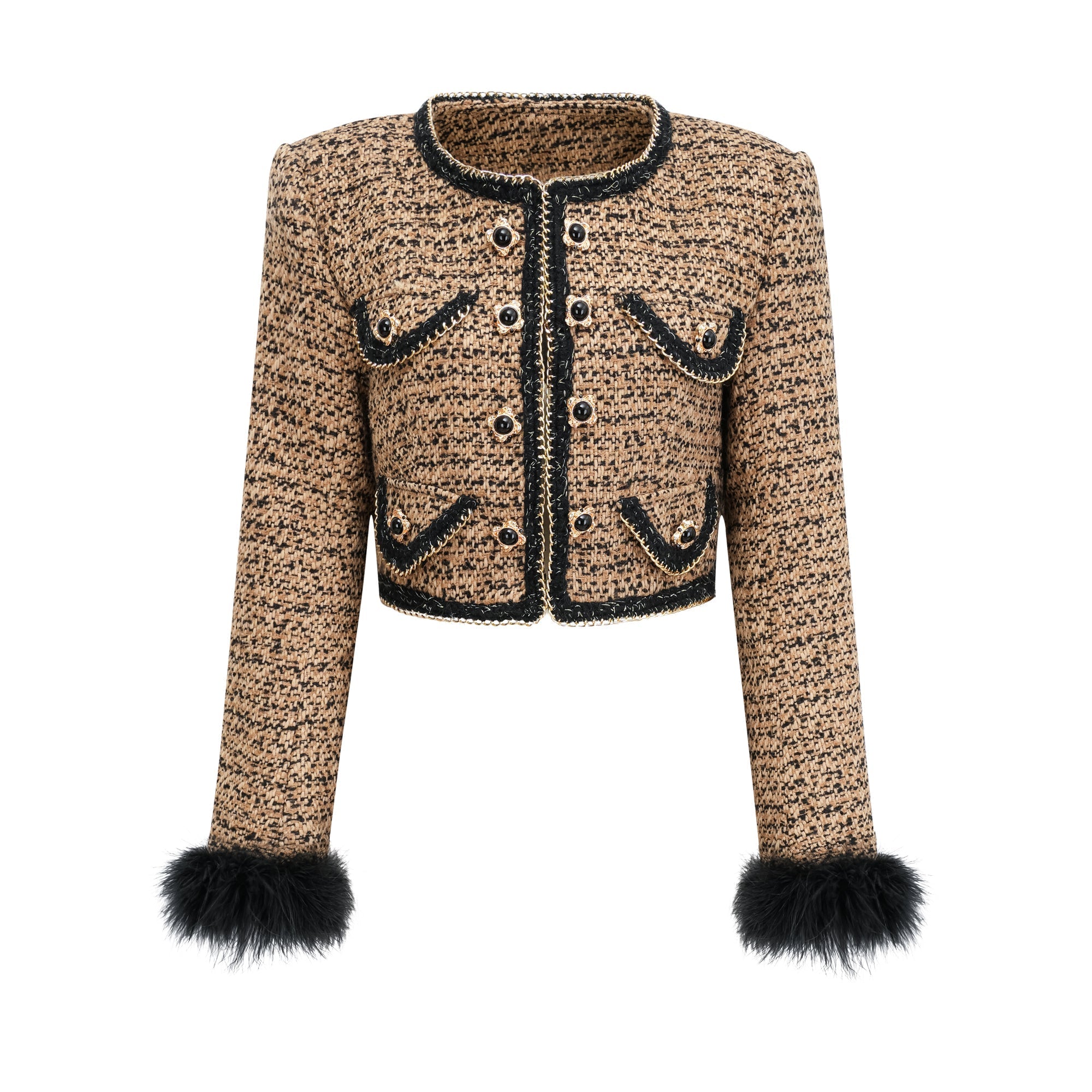WAELVIRA CROPPED SET: BLAZER & SKIRT SUIT