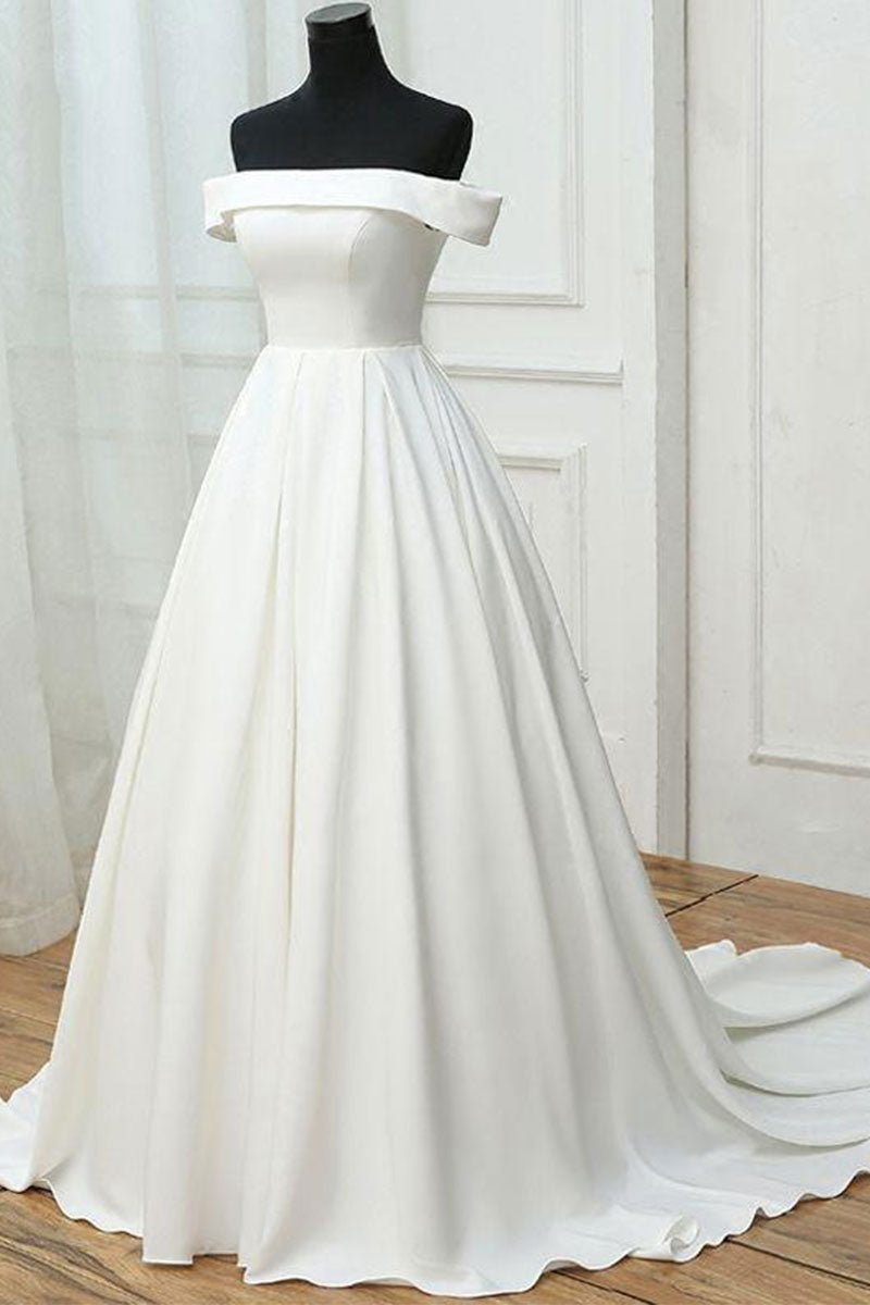 WHITE SATIN MAXI DRESS FOR FORMAL EVENTS