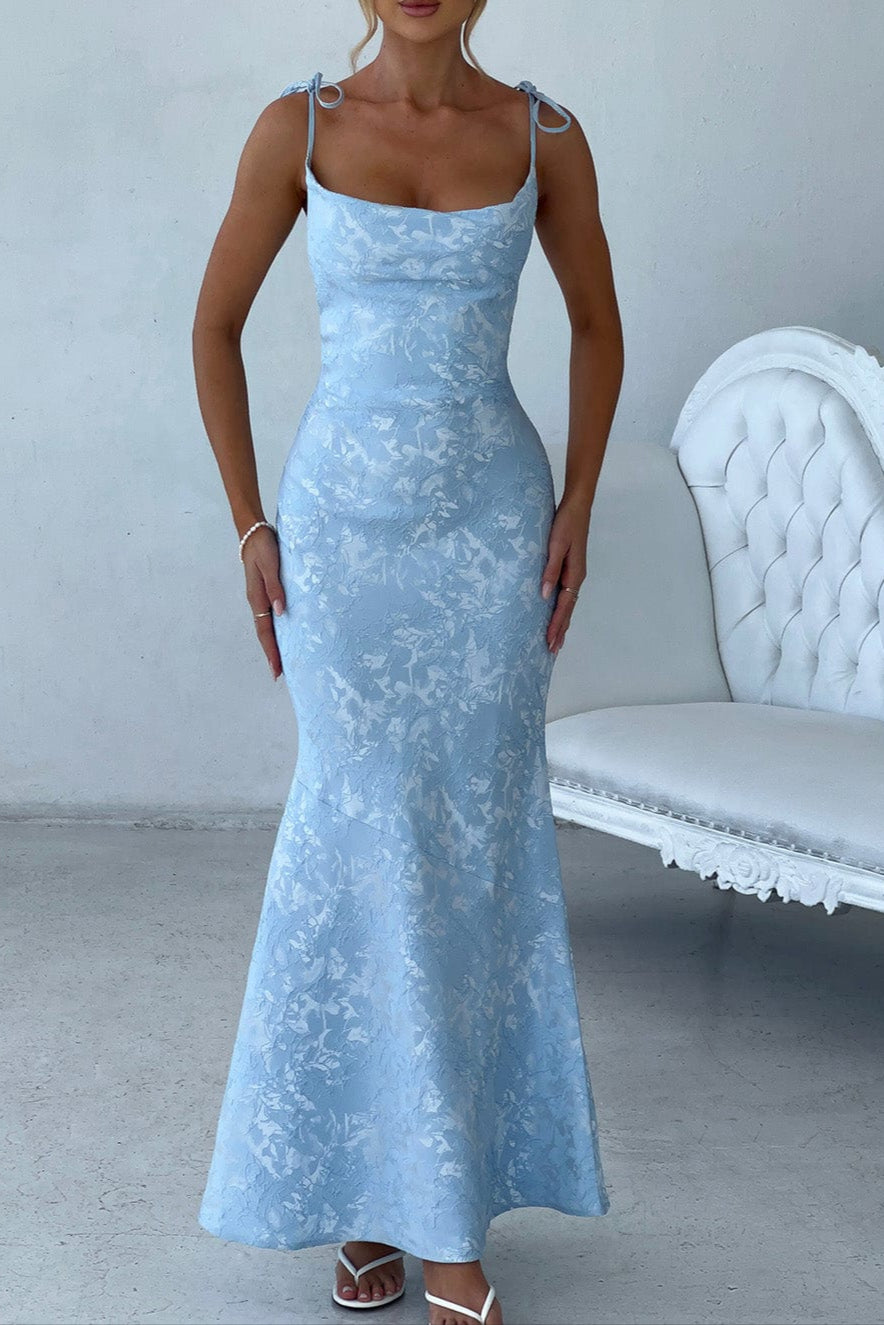 WHITNEY MAXI DRESS IN BLUE