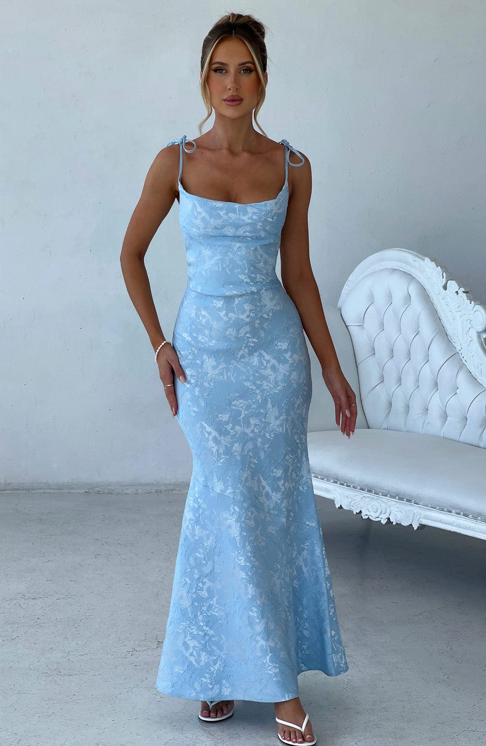 WHITNEY MAXI DRESS IN BLUE