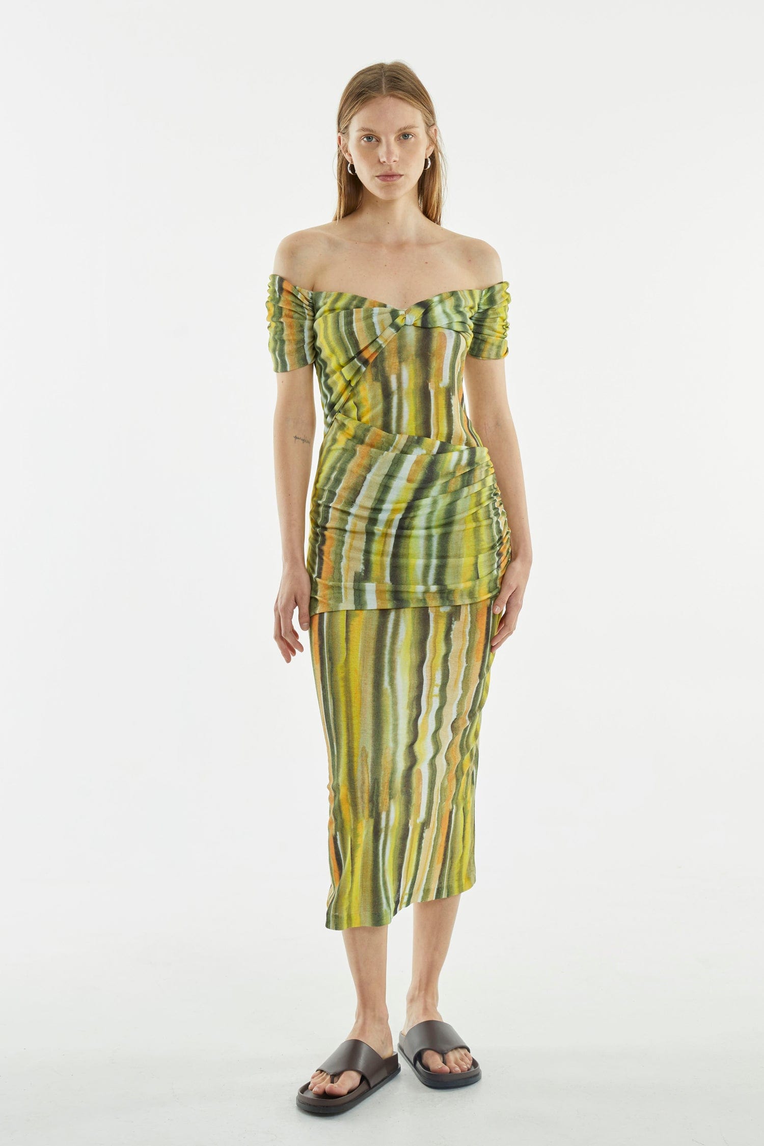 wind-through-off-shoulder-dress-brush-stroke-dresses-third-form-36882727108775 WIND THROUGH OFF-SHOULDER DRESS, BRUSH STROKE ART