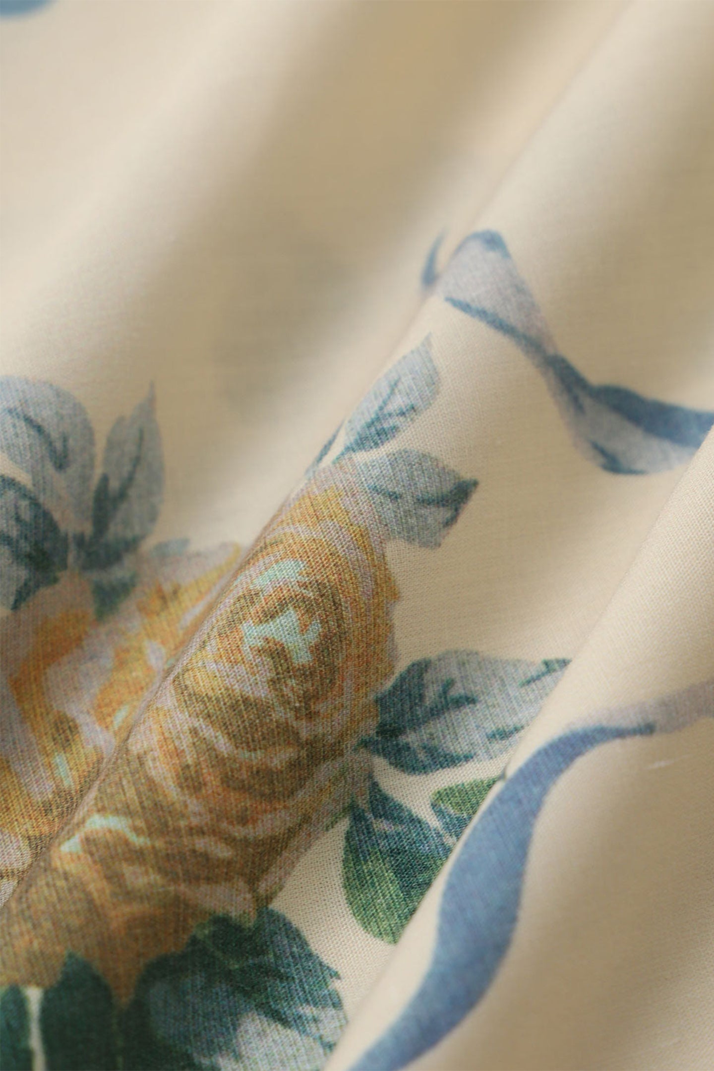 DEIRDRE FLORAL MIDI DRESS, YELLOW V-NECK, SUMMER