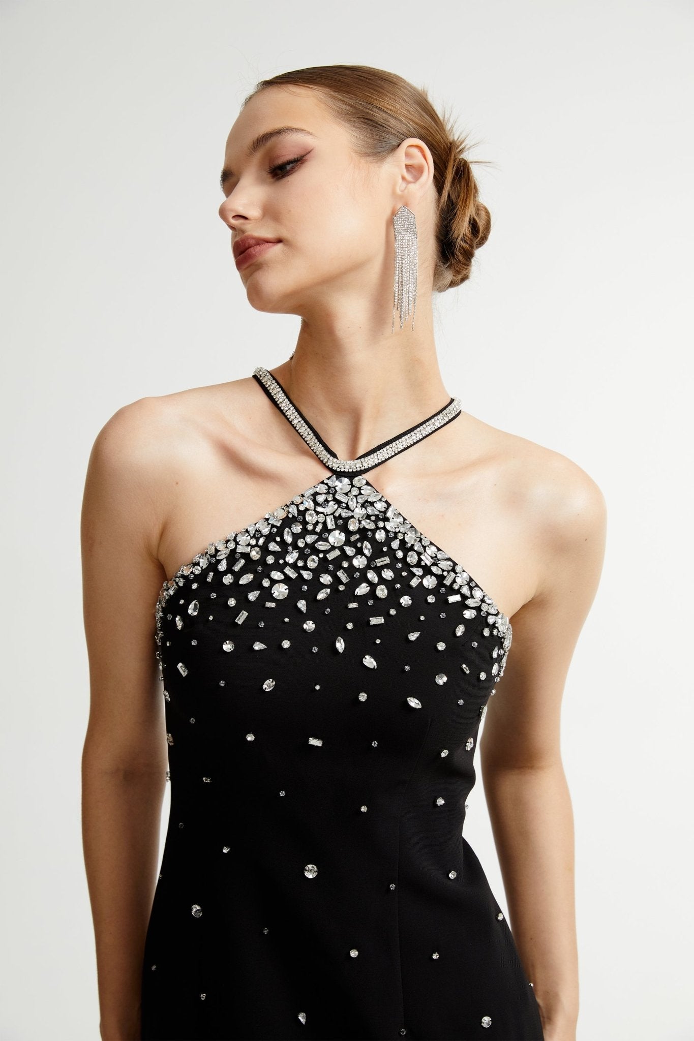 EMBELLISHED MINI DRESS FOR COCKTAIL PARTY