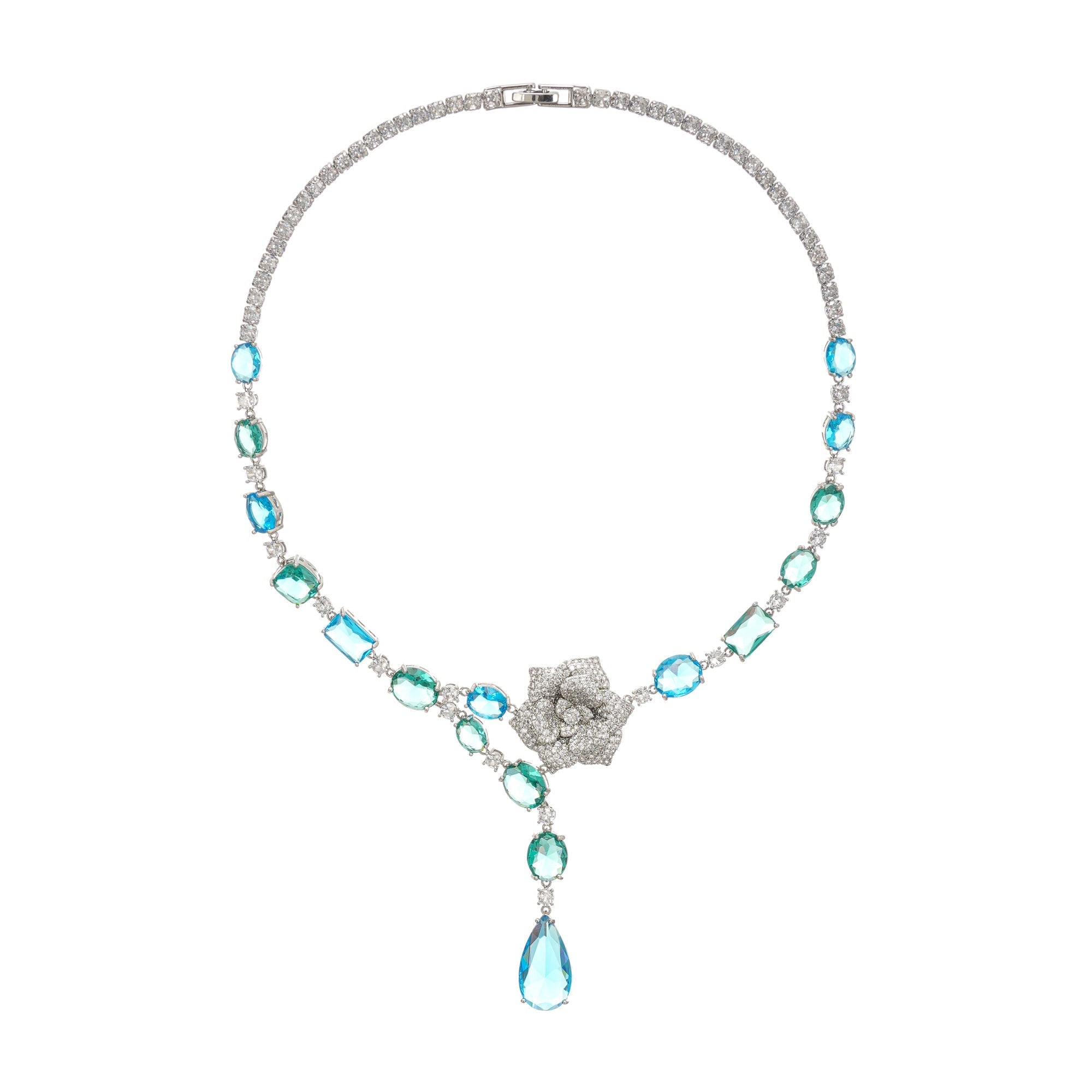 yvette-drop-pendant-crystal-necklace-145109 YVETTE DROP PENDANT CRYSTAL NECKLACE