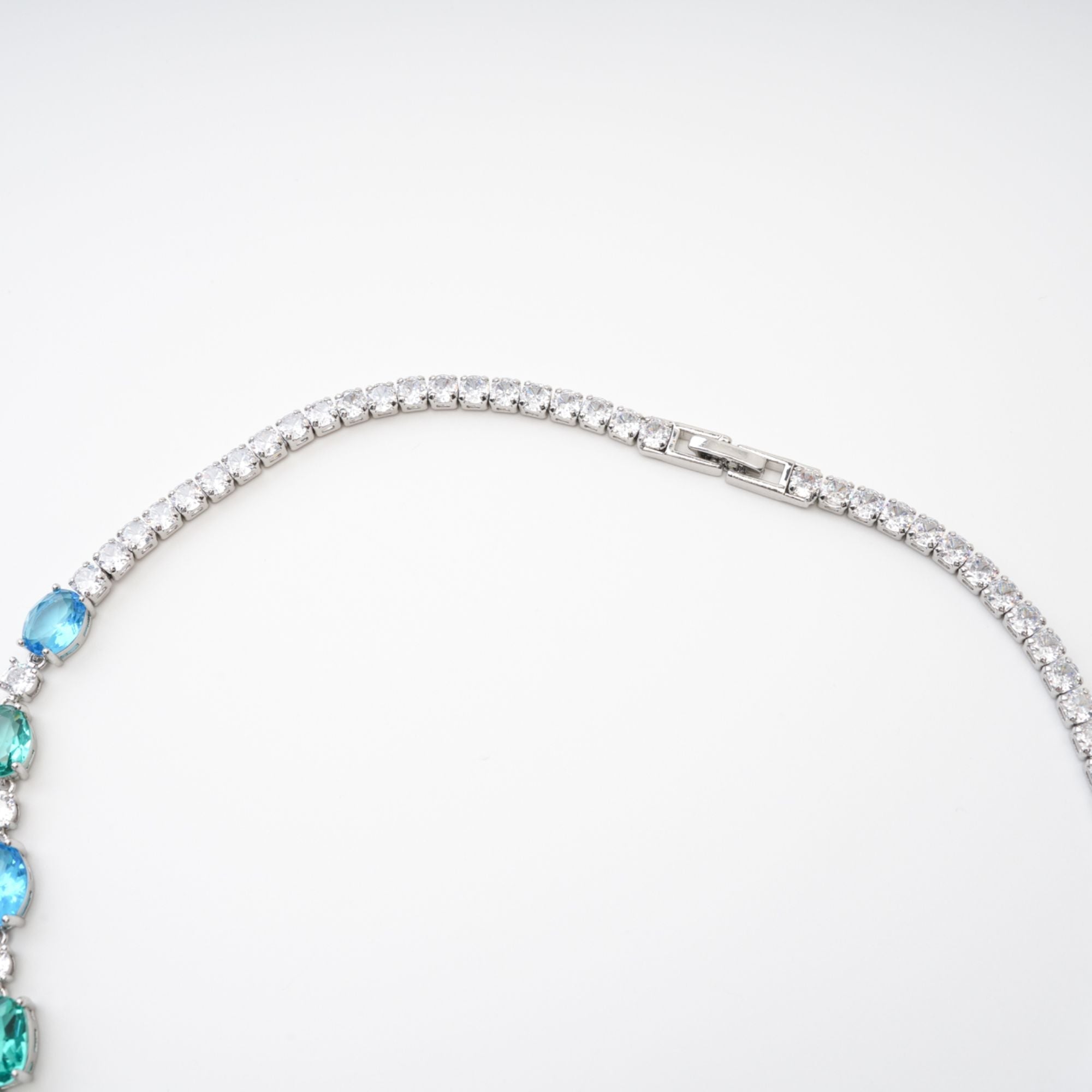 YVETTE DROP PENDANT CRYSTAL NECKLACE