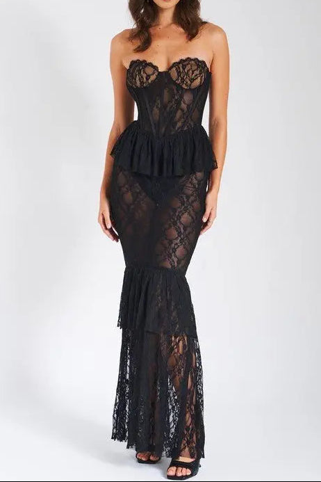 zen-black-lace-corset-maxi-dress-679698 ZEN BLACK LACE CORSET MAXI DRESS, BOHO WEDDING