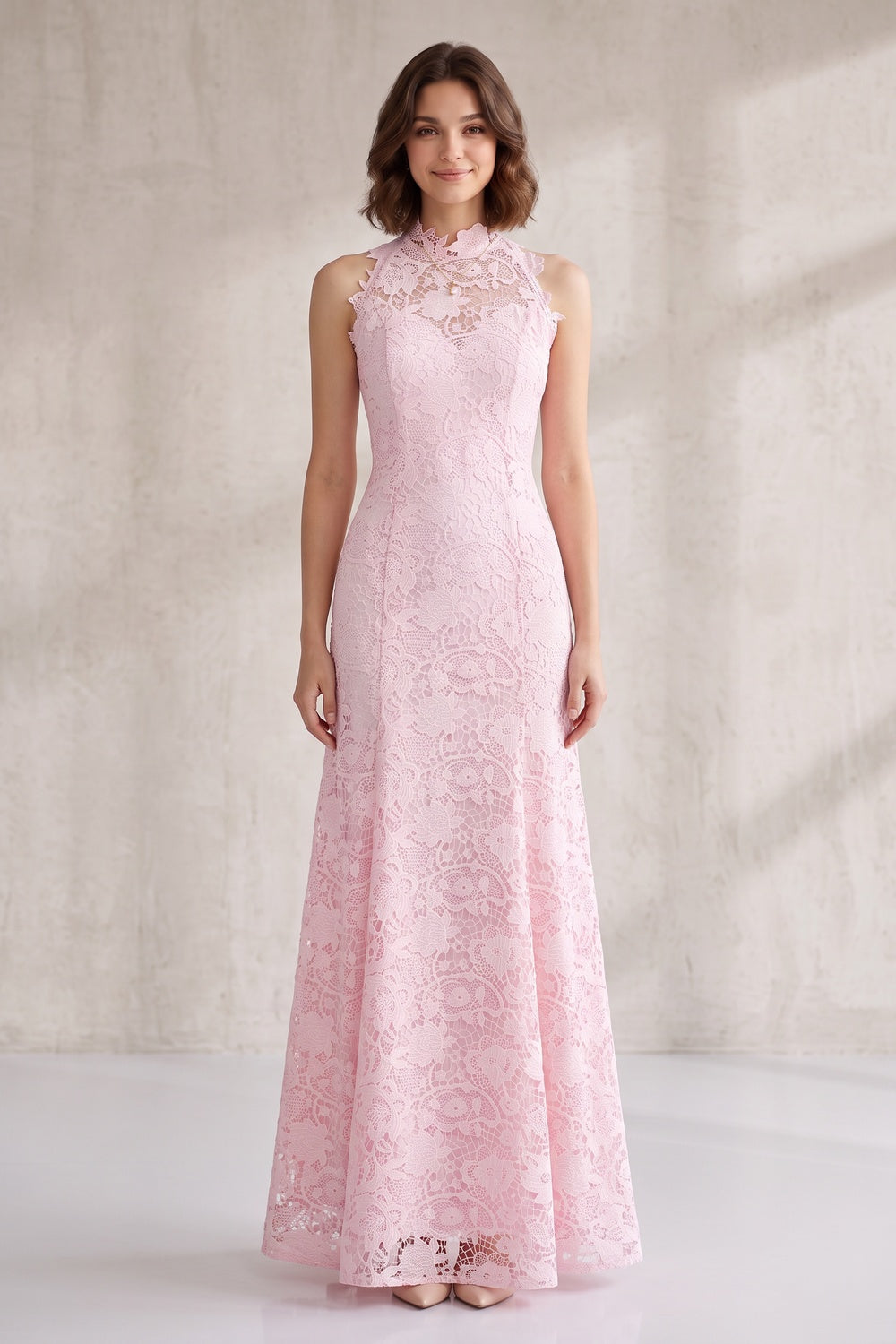 0389ea21168b884f BLUSH PINK LACE MAXI DRESS FOR WEDDING GUEST